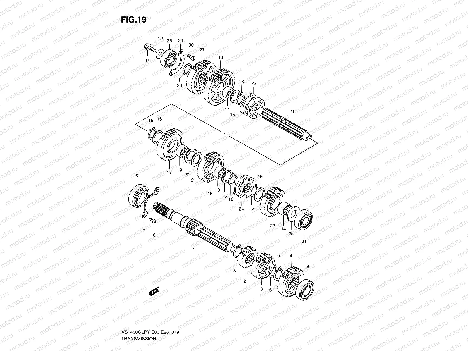 19 - TRANSMISSION (MODEL T)