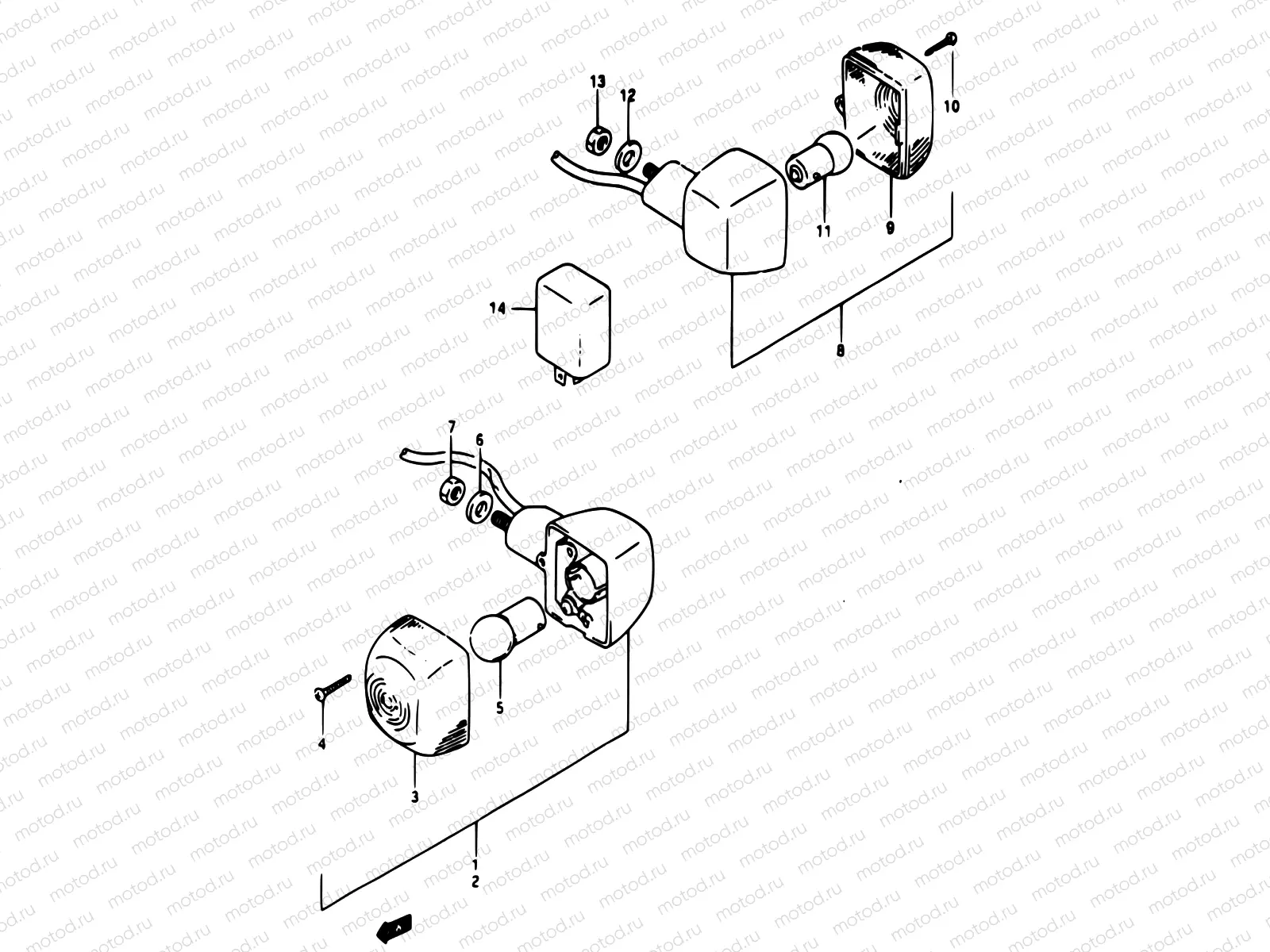 19 - TURN SIGNAL LAMP