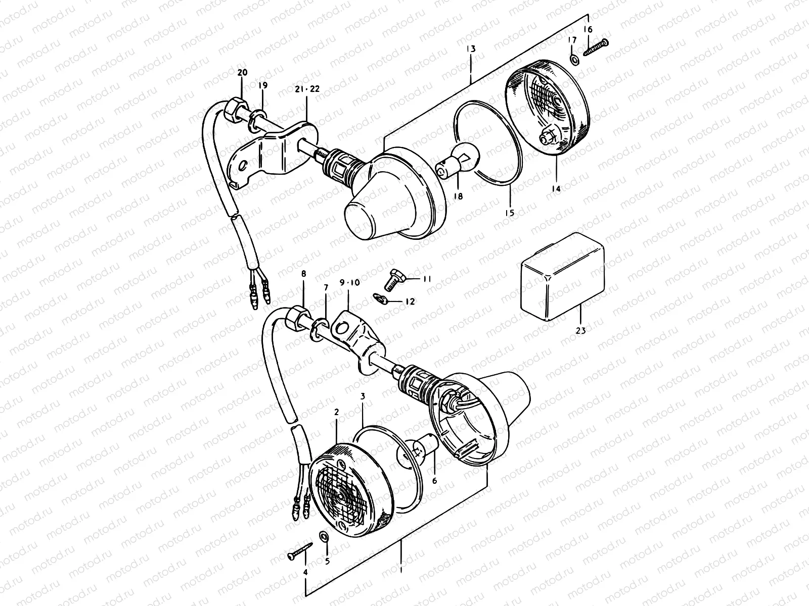 19 - TURN SIGNAL LAMP