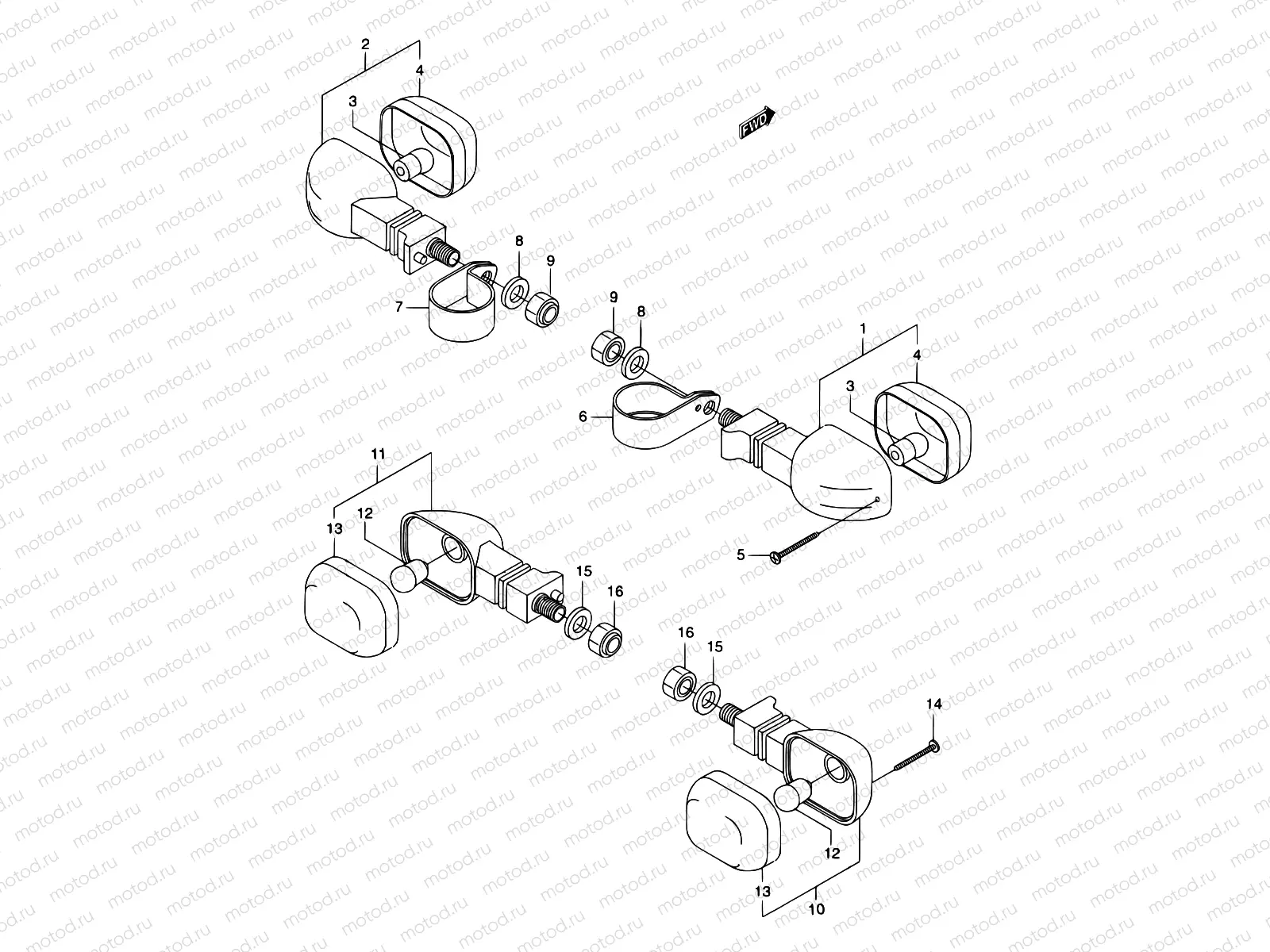 19 - TURN SIGNAL LAMP