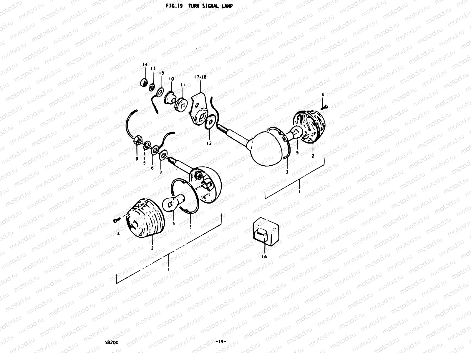 19 - TURN SIGNAL LAMP