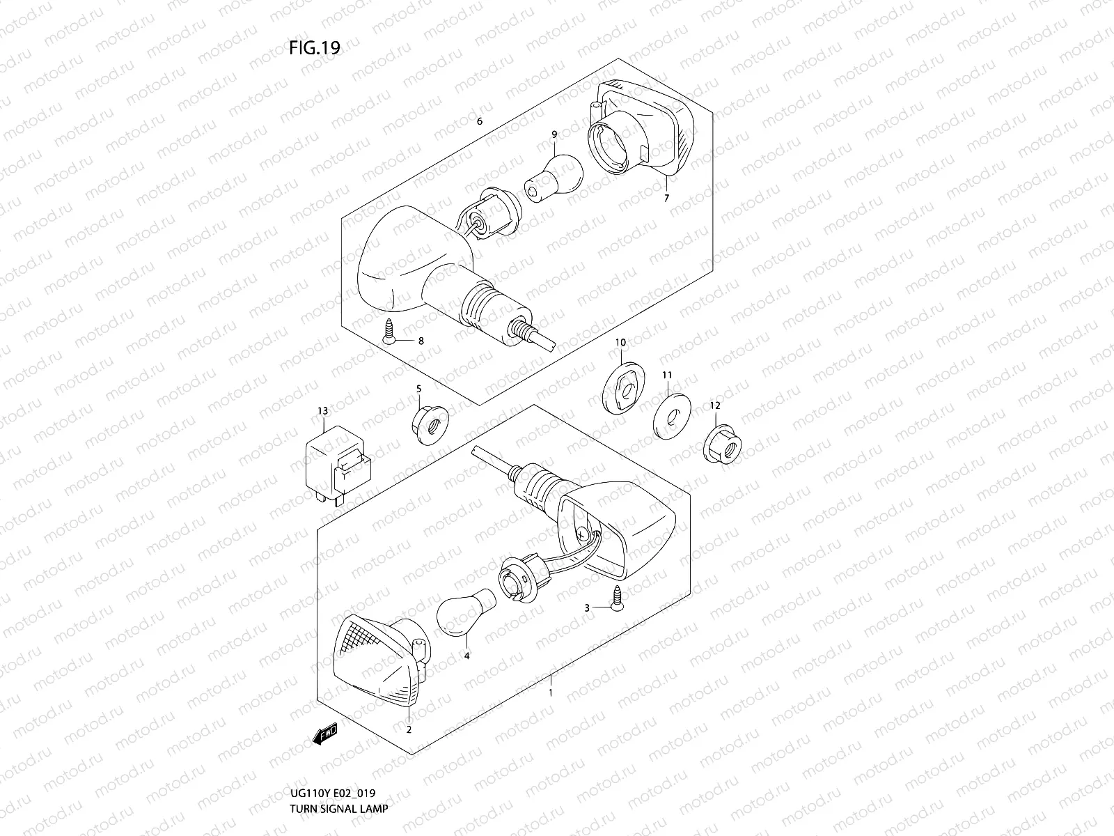 19 - TURNSIGNAL LAMP