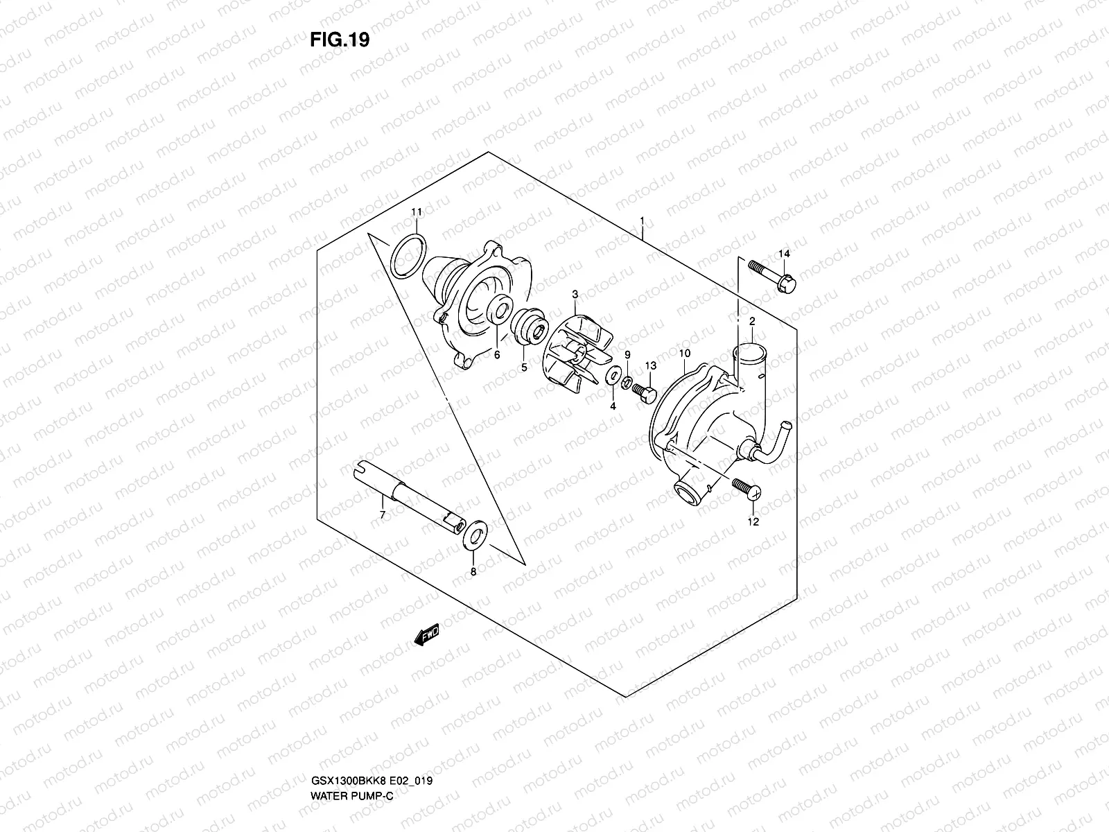 19 - WATER PUMP