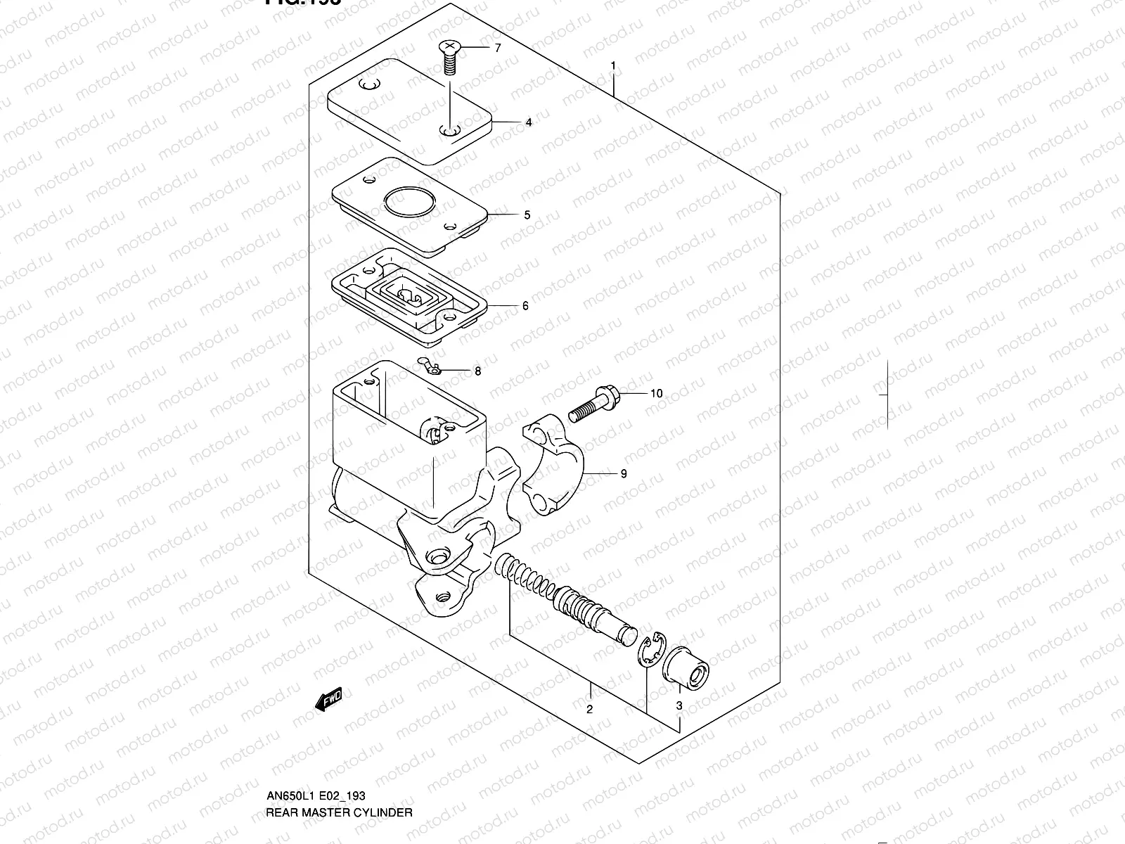 193 - REAR MASTER CYLINDER