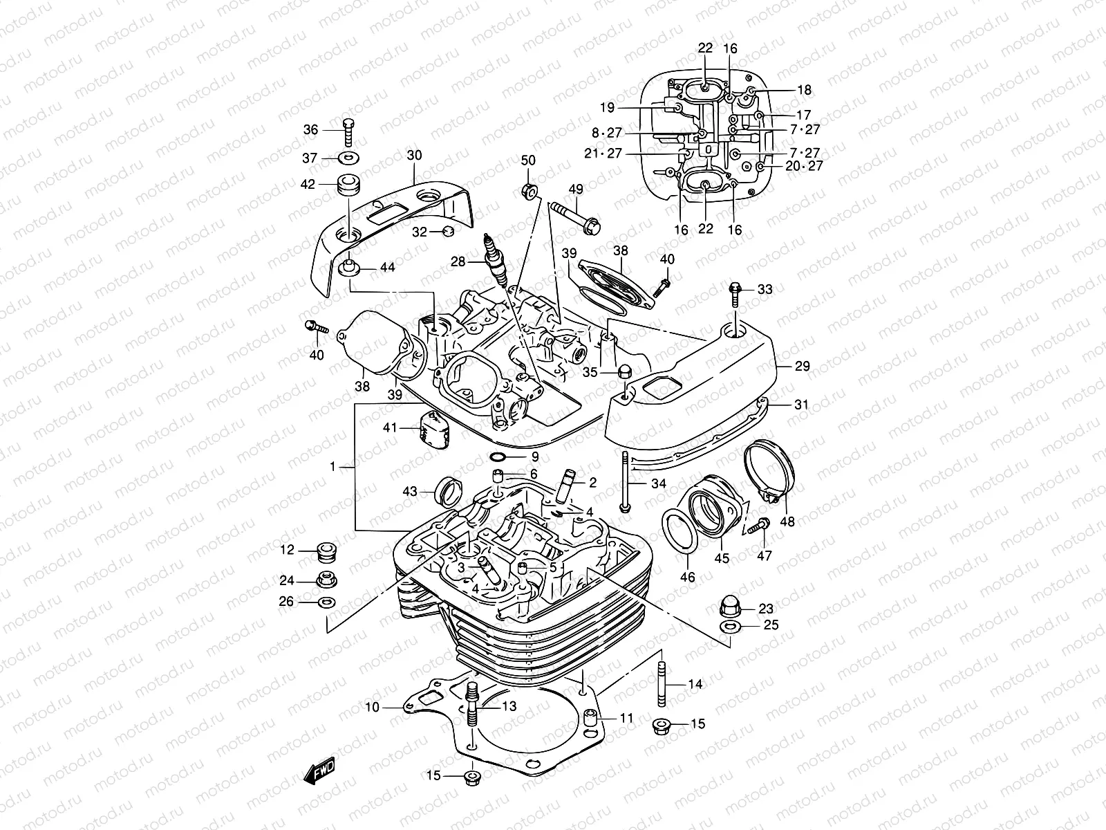 1A - CYLINDER HEAD