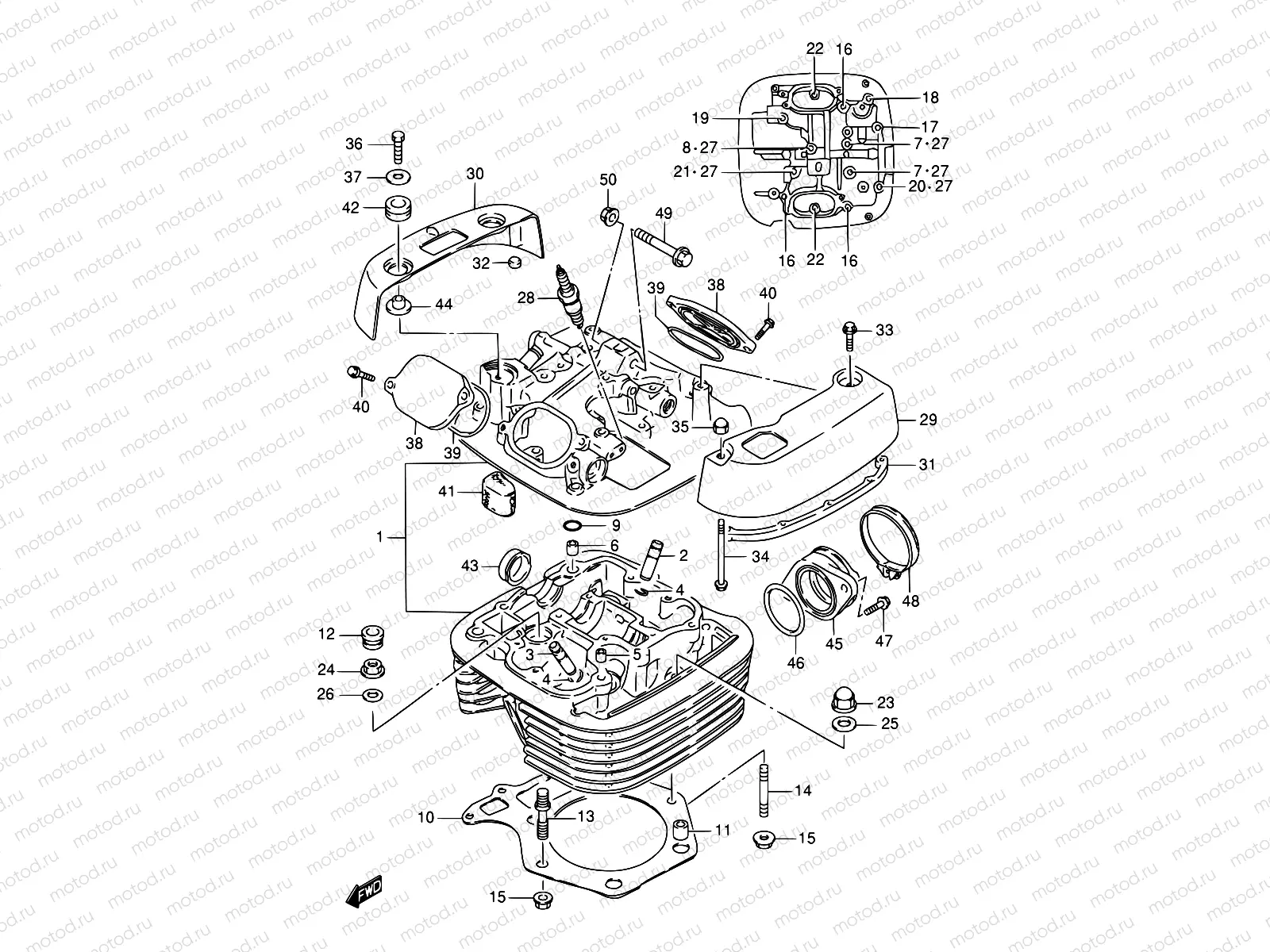 1A - CYLINDER HEAD
