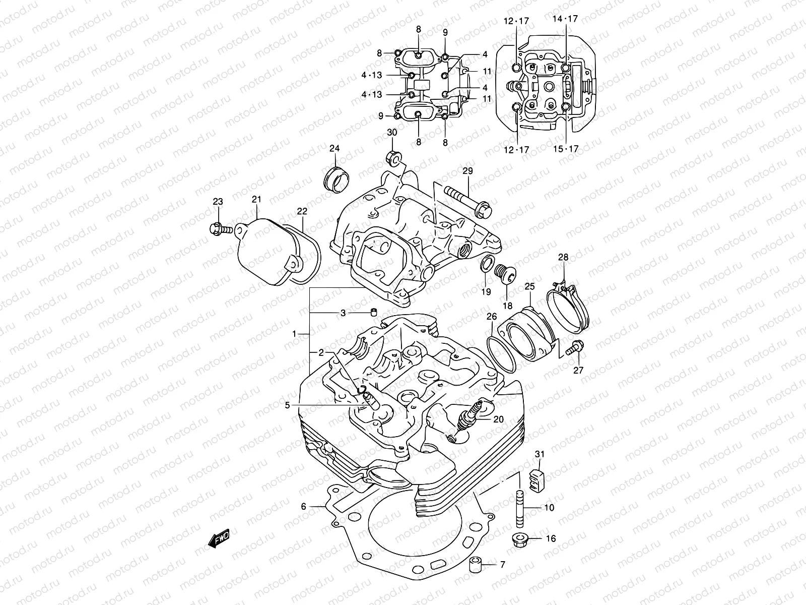 1A - CYLINDER HEAD