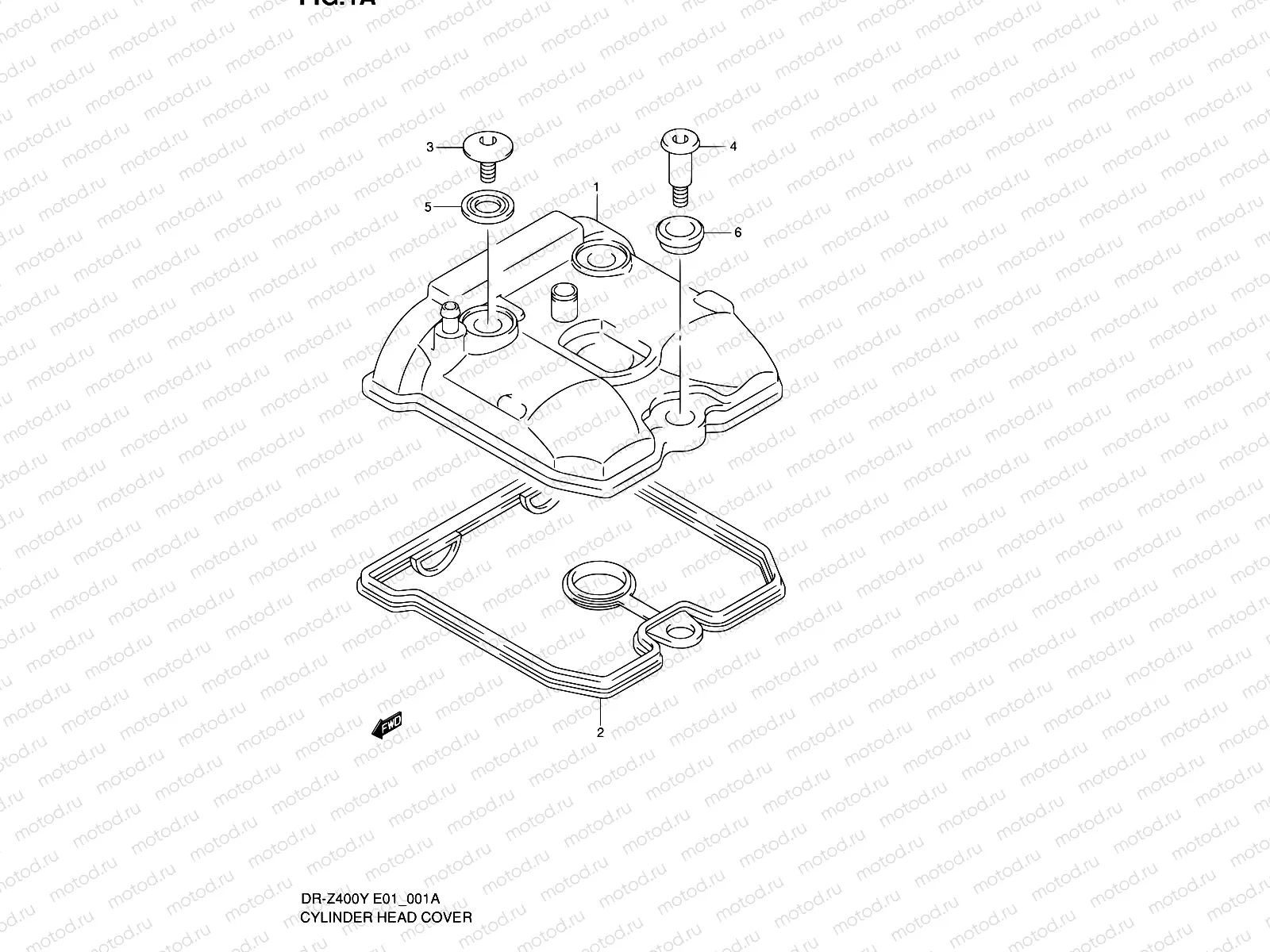 1A - CYLINDER HEAD COVER