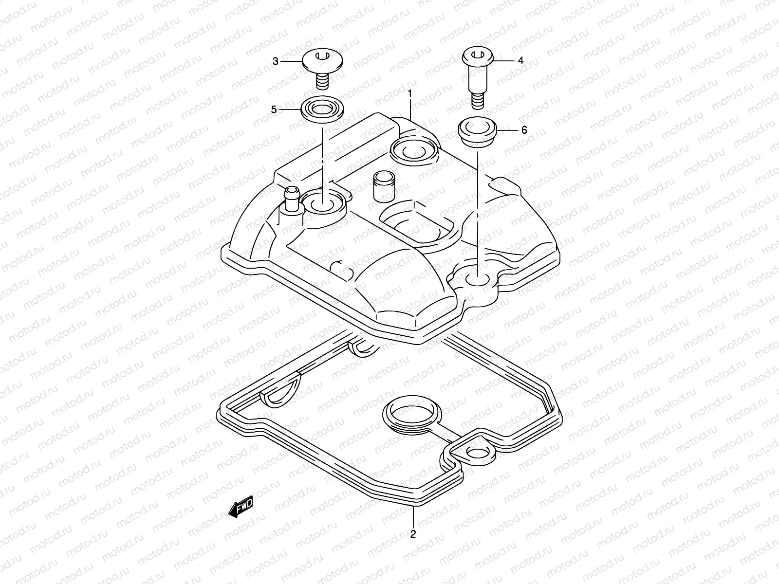 1A - CYLINDER HEAD COVER