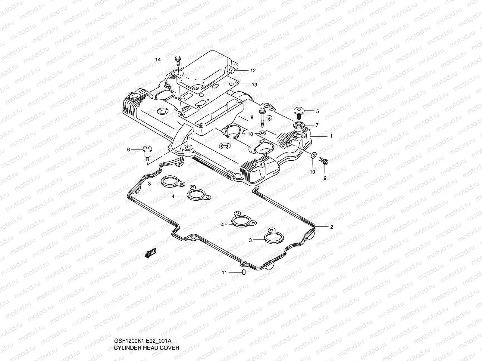 1A - CYLINDER HEAD COVER