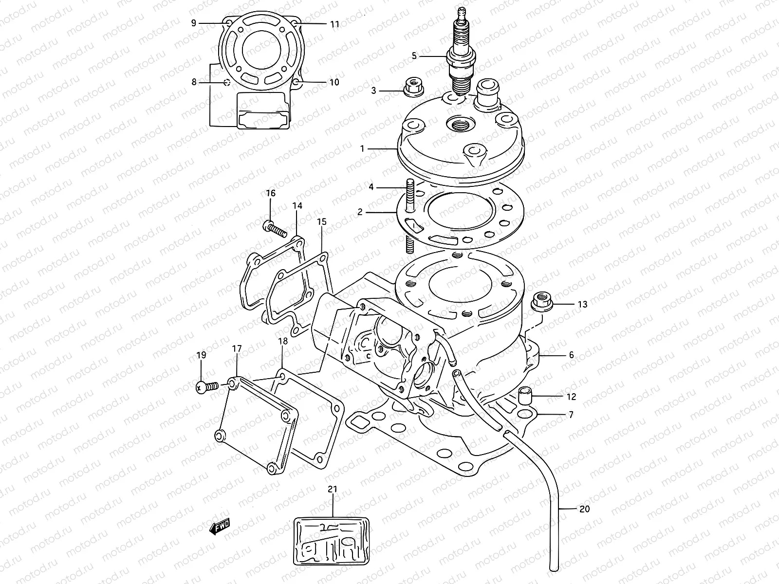 1A - CYLINDER (MODEL K)