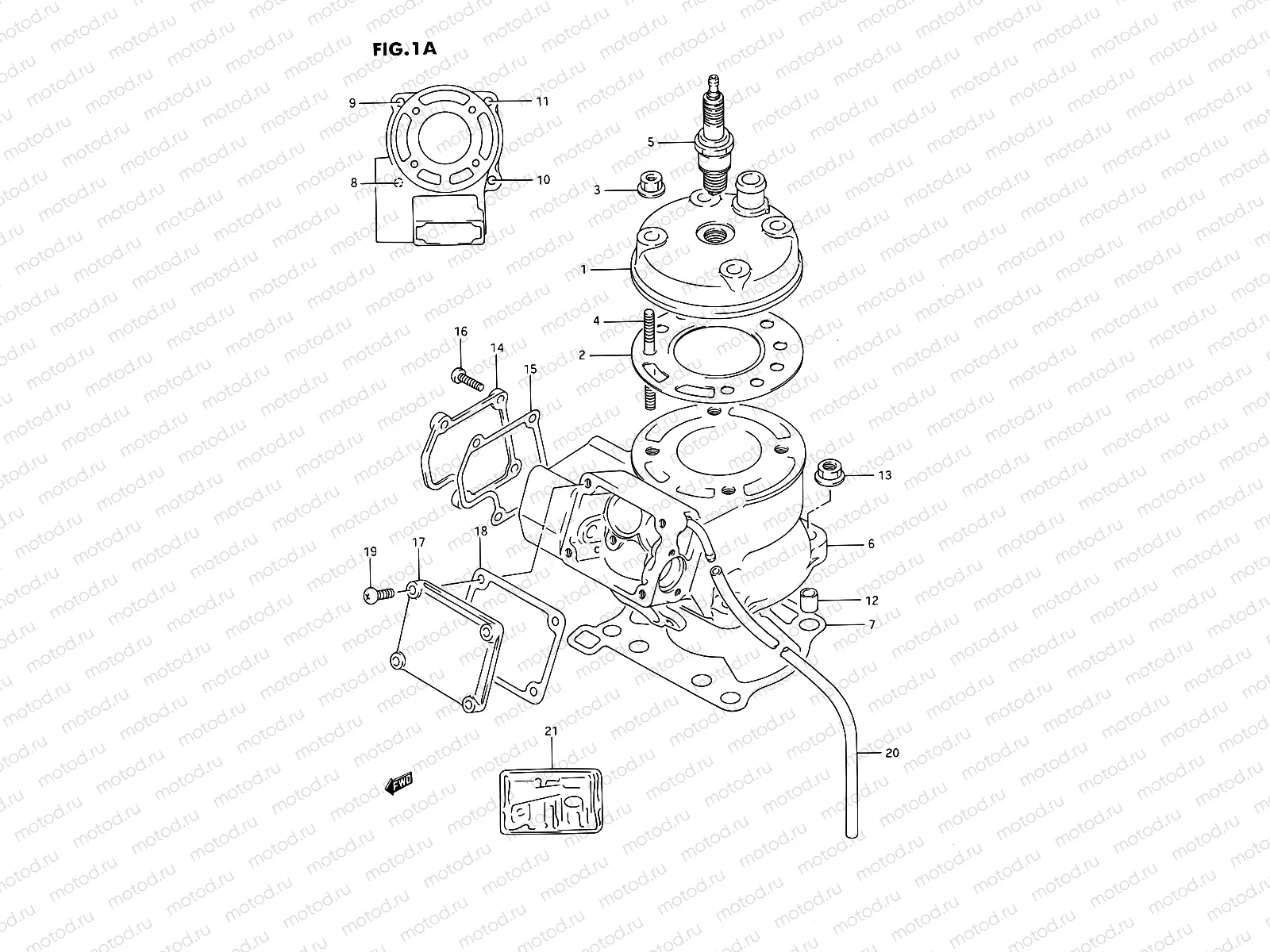 1A - CYLINDER (MODEL K)
