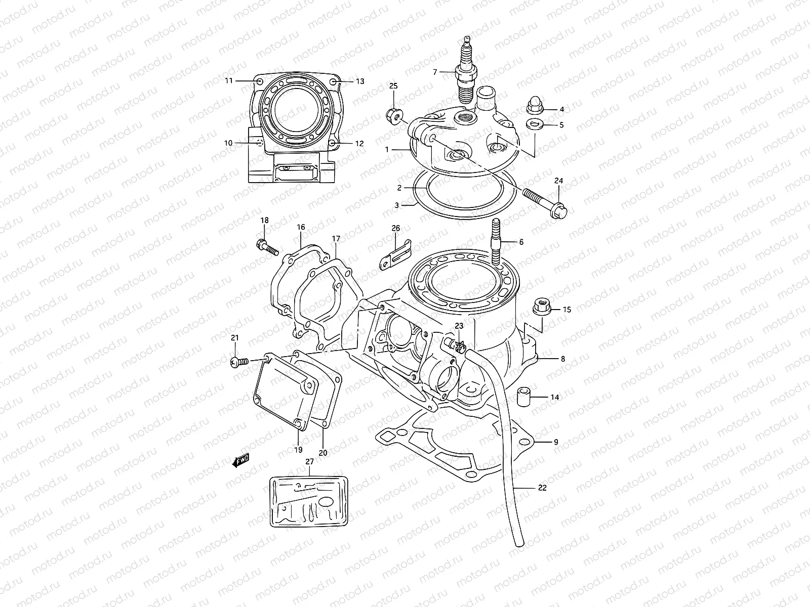 1A - CYLINDER (MODEL M/N)
