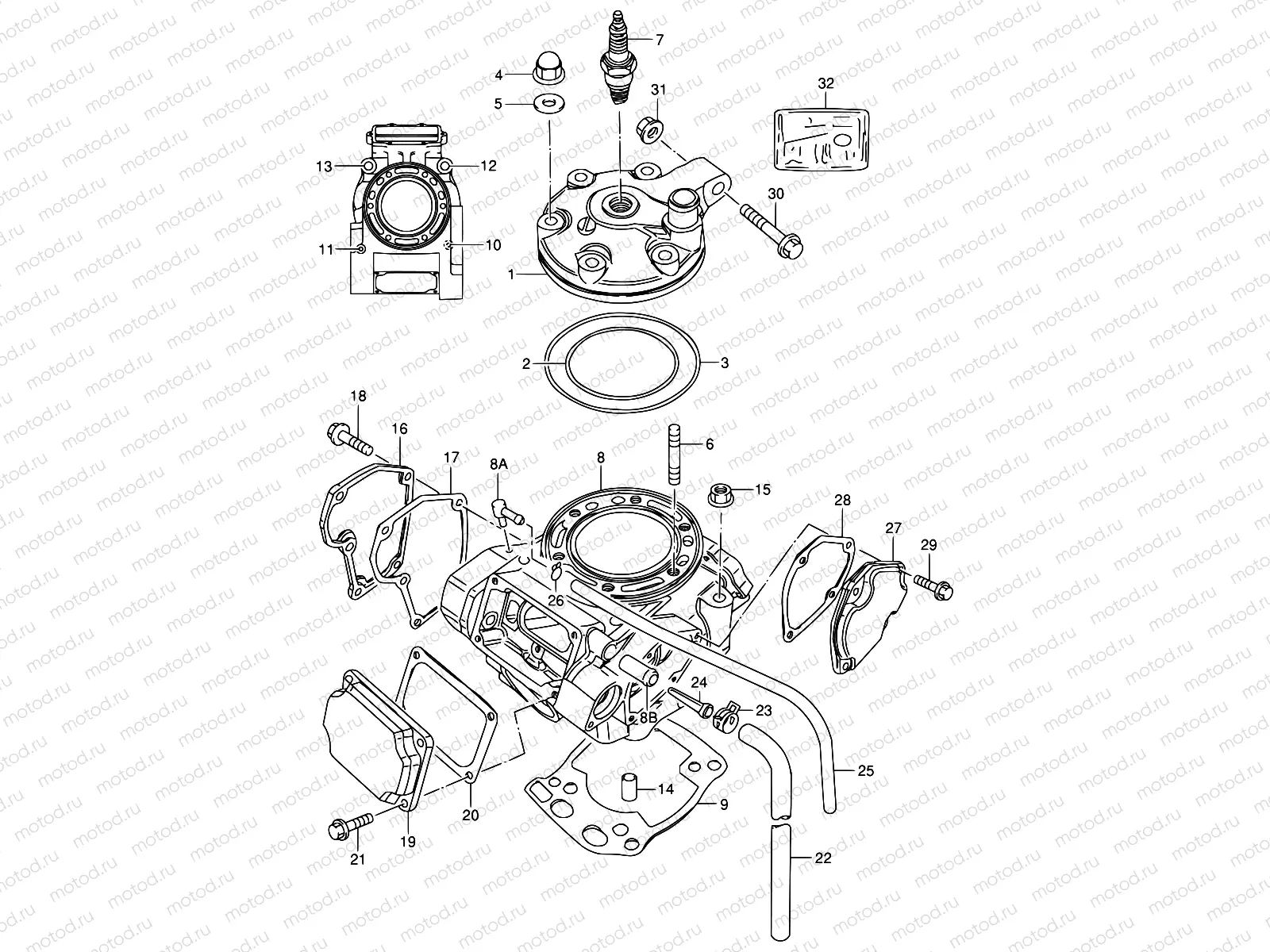 1A - CYLINDER (MODEL X)