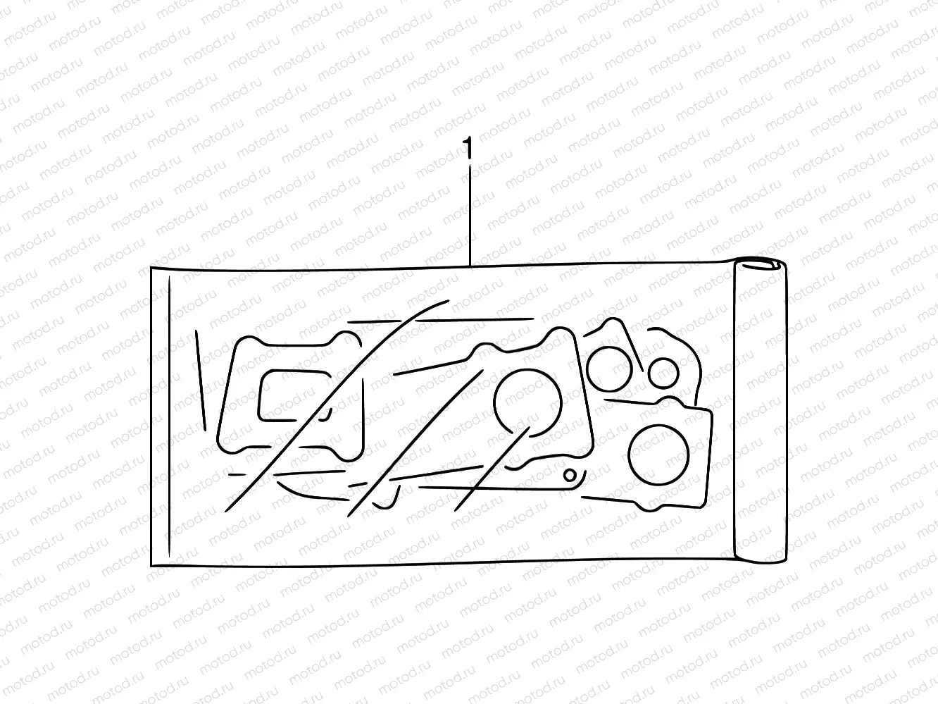 1A - GASKET SET (MODEL K3/K4/K5/K6)