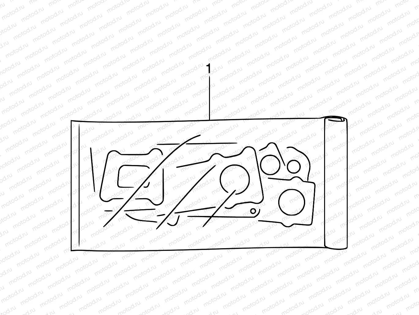 1A - GASKET SET (MODEL K3/K4/K5/K6)