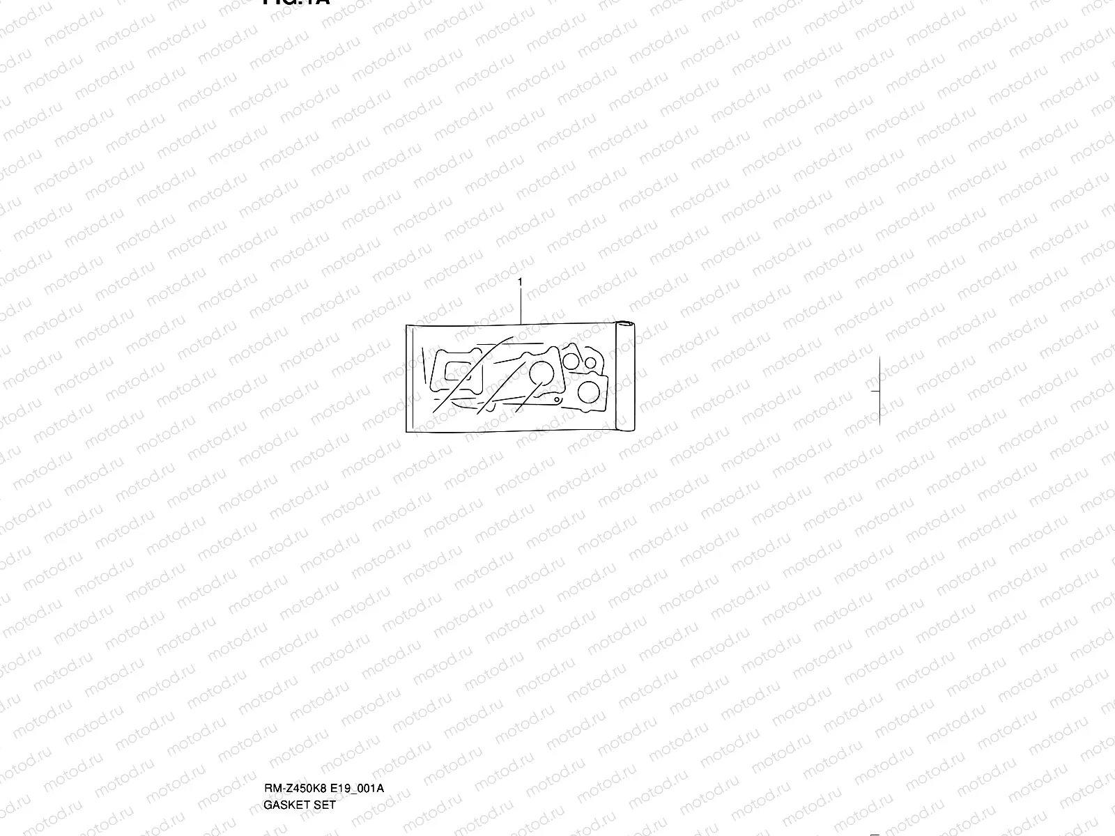 1A - GASKET SET (RM-Z450L1)