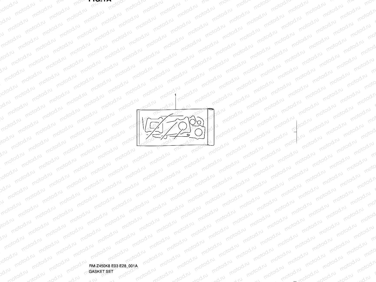 1A - GASKET SET (RM-Z450L1)