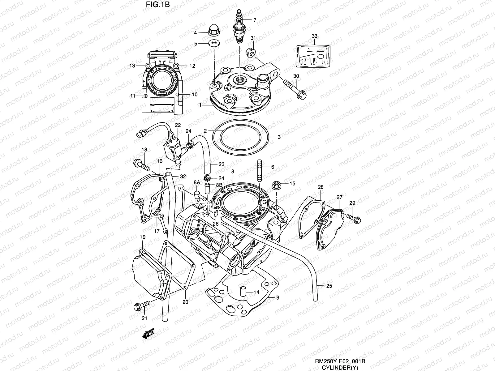 1B - CYLINDER (MODEL Y)