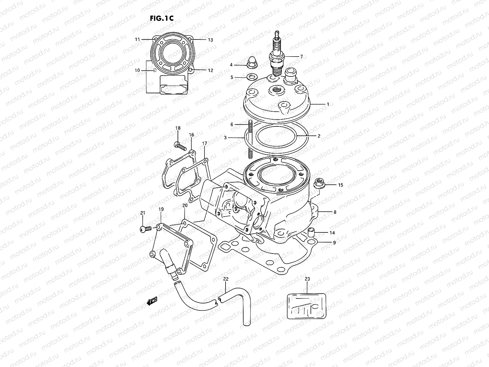 1C - CYLINDER (MODEL M/N/P/R/S)