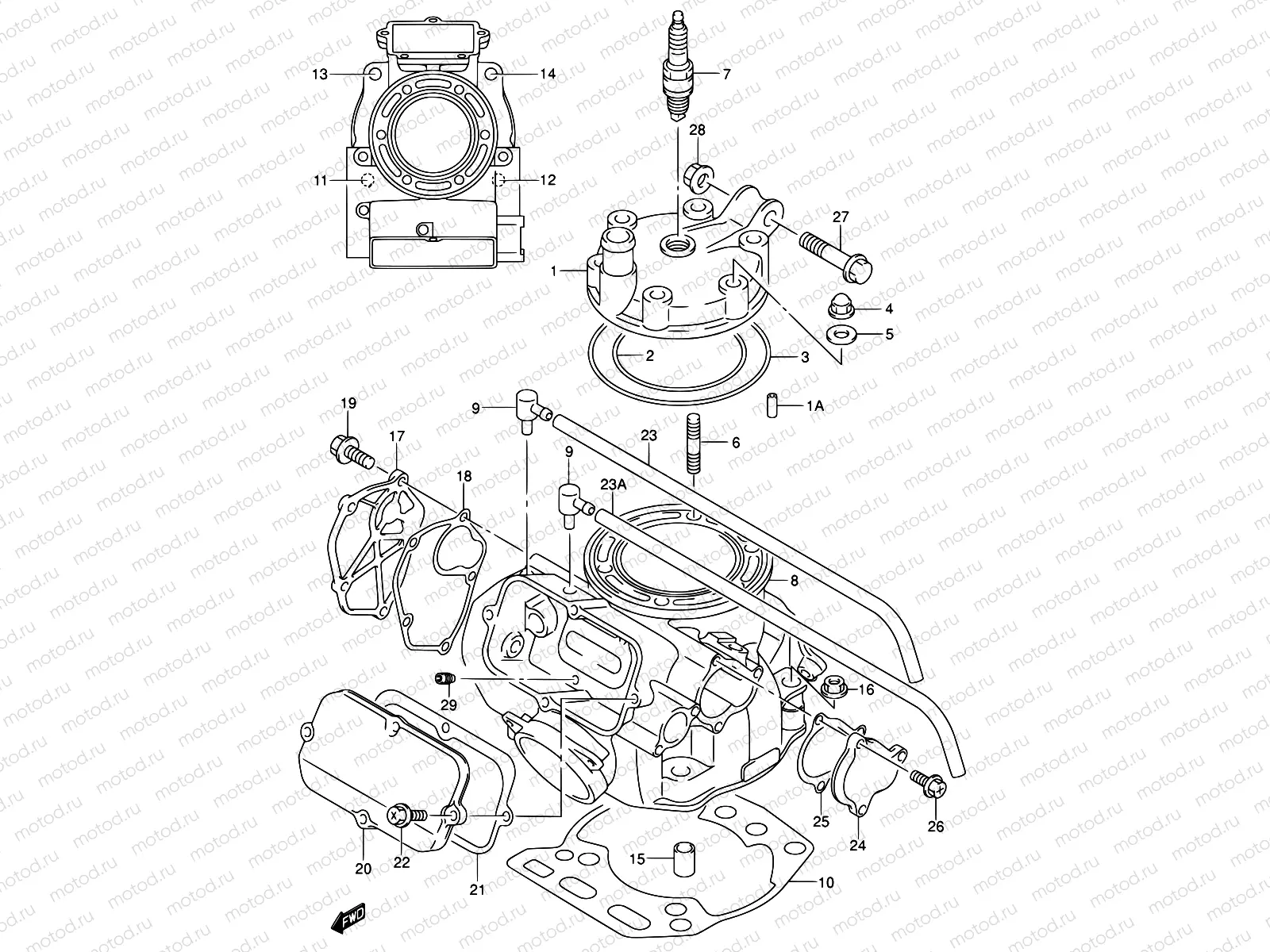 1D - CYLINDER (MODEL K3/K4/K5/K6)