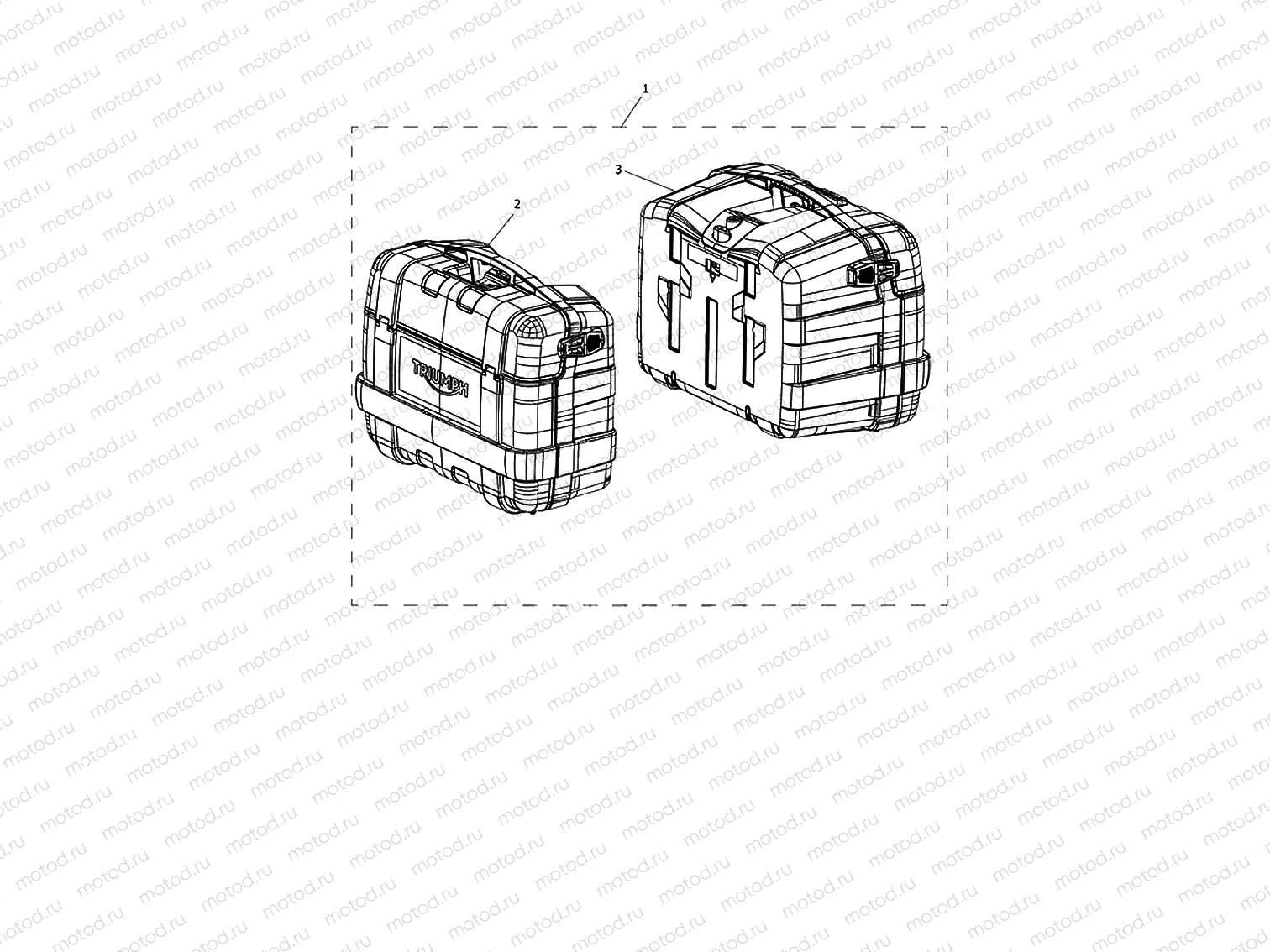 2 box pannier kit (trekker)