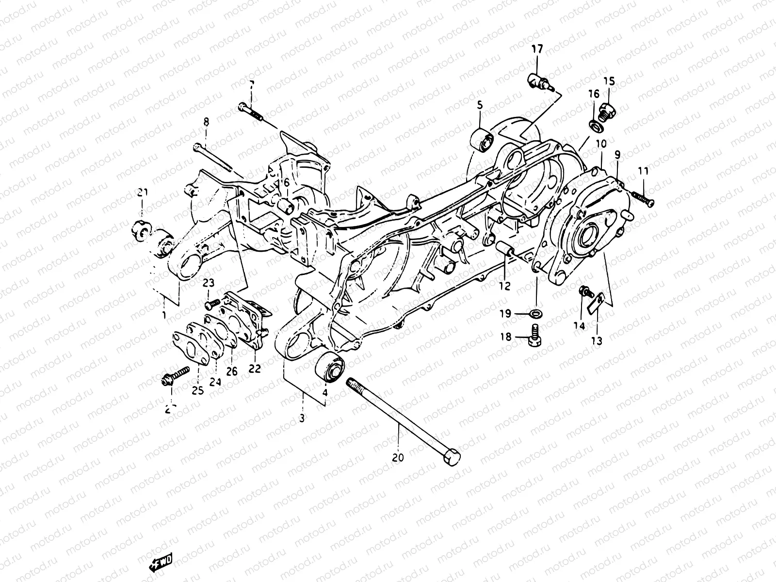 2 - CARTER MOTEUR