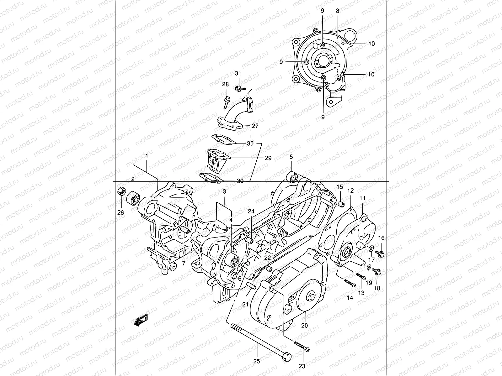 2 - CRANKCASE