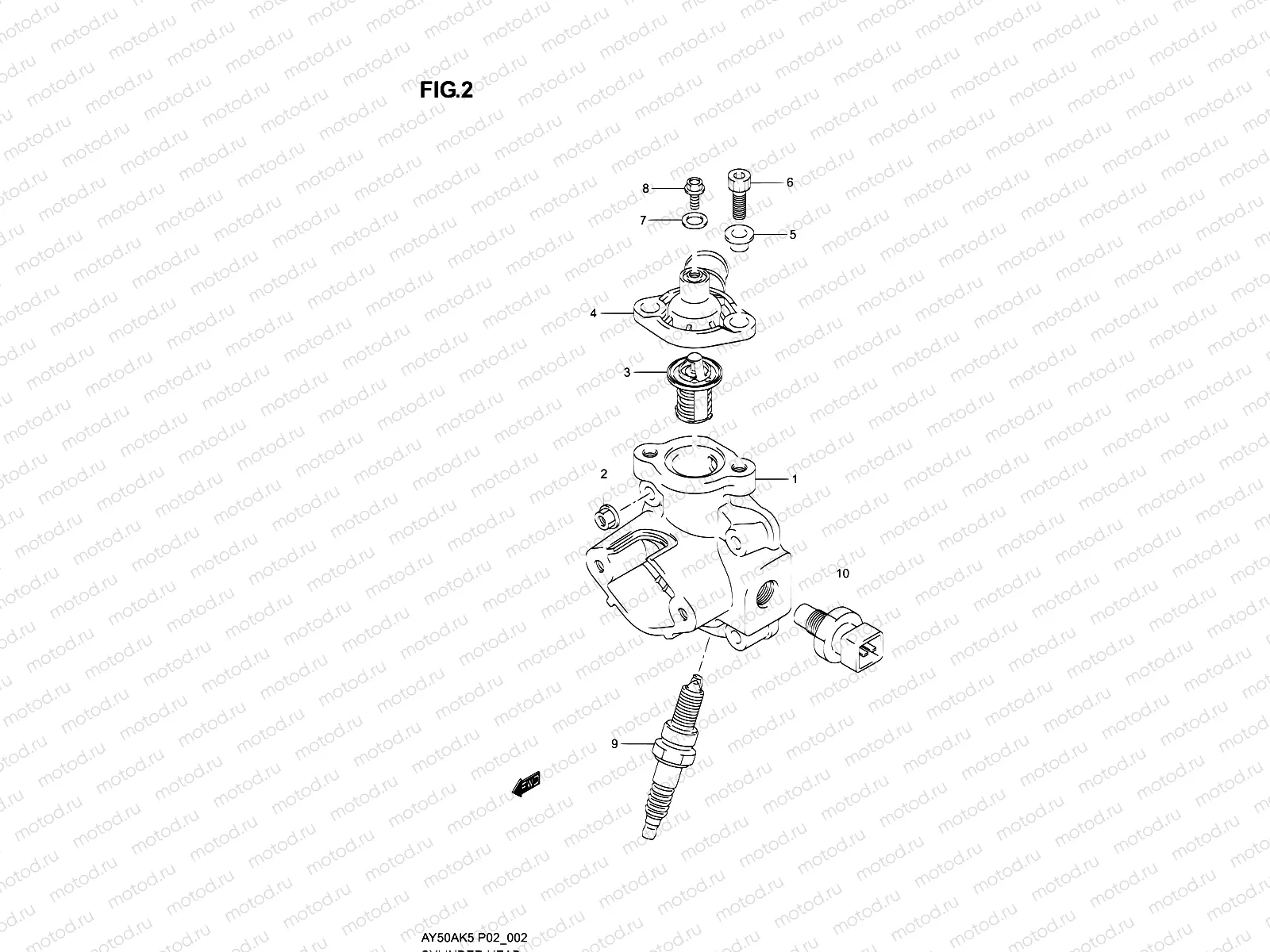 2 - CYLINCYLINDER HEAD