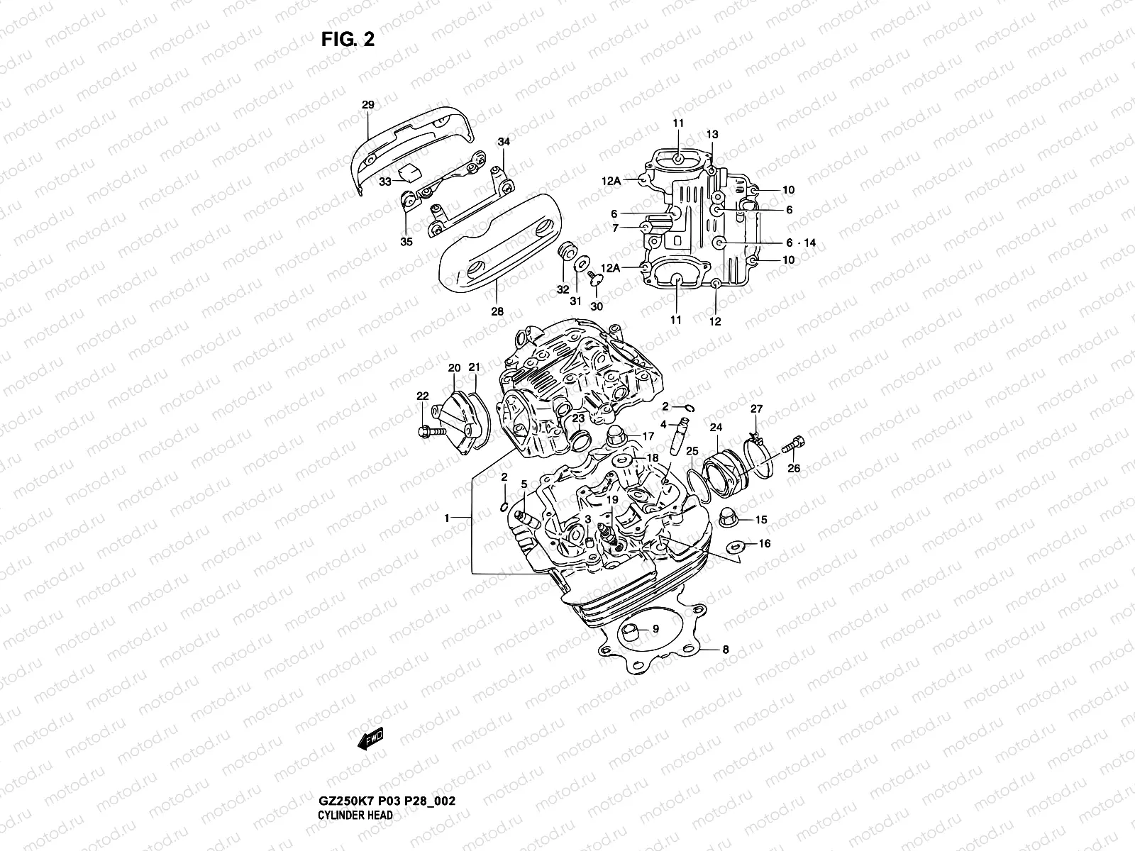 2 - CYLINDER HEAD