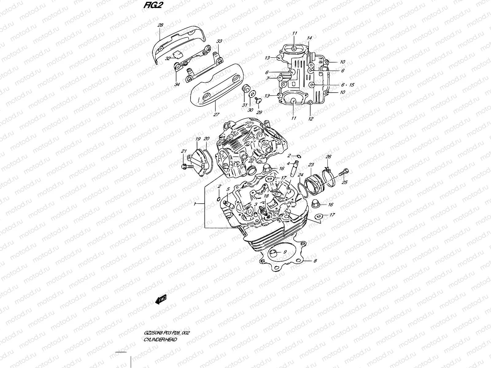 2 - CYLINDER HEAD