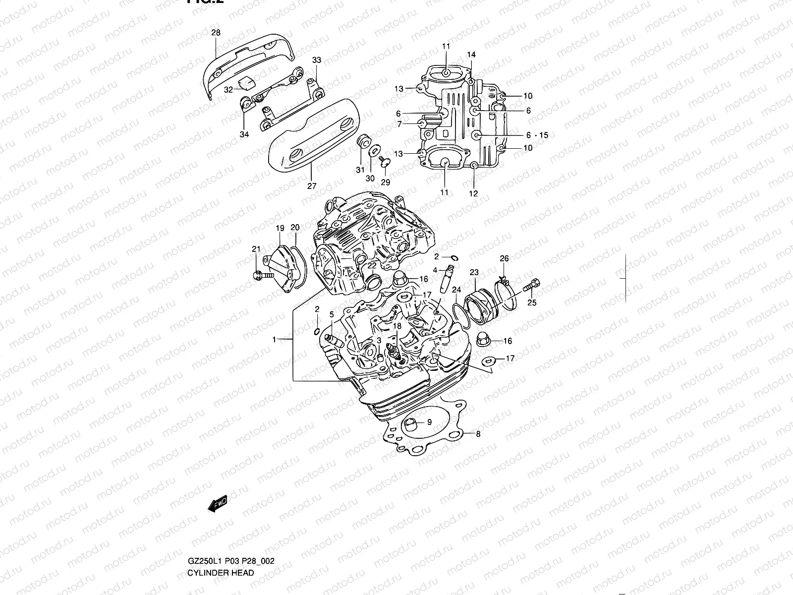 2 - CYLINDER HEAD