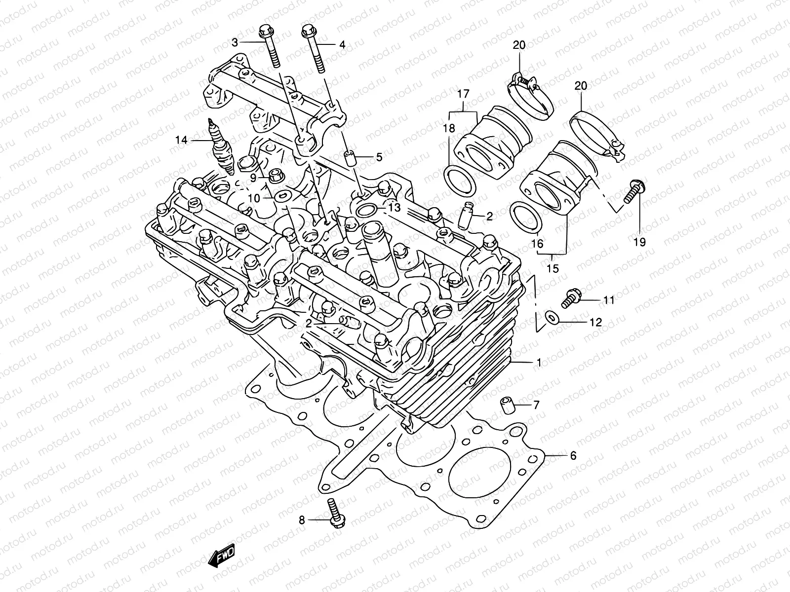 2 - CYLINDER HEAD