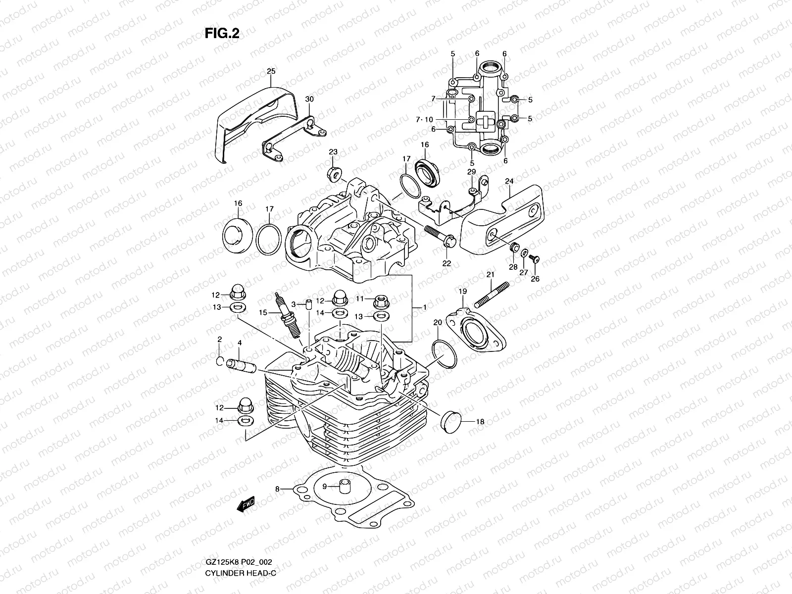 2 - CYLINDER HEAD