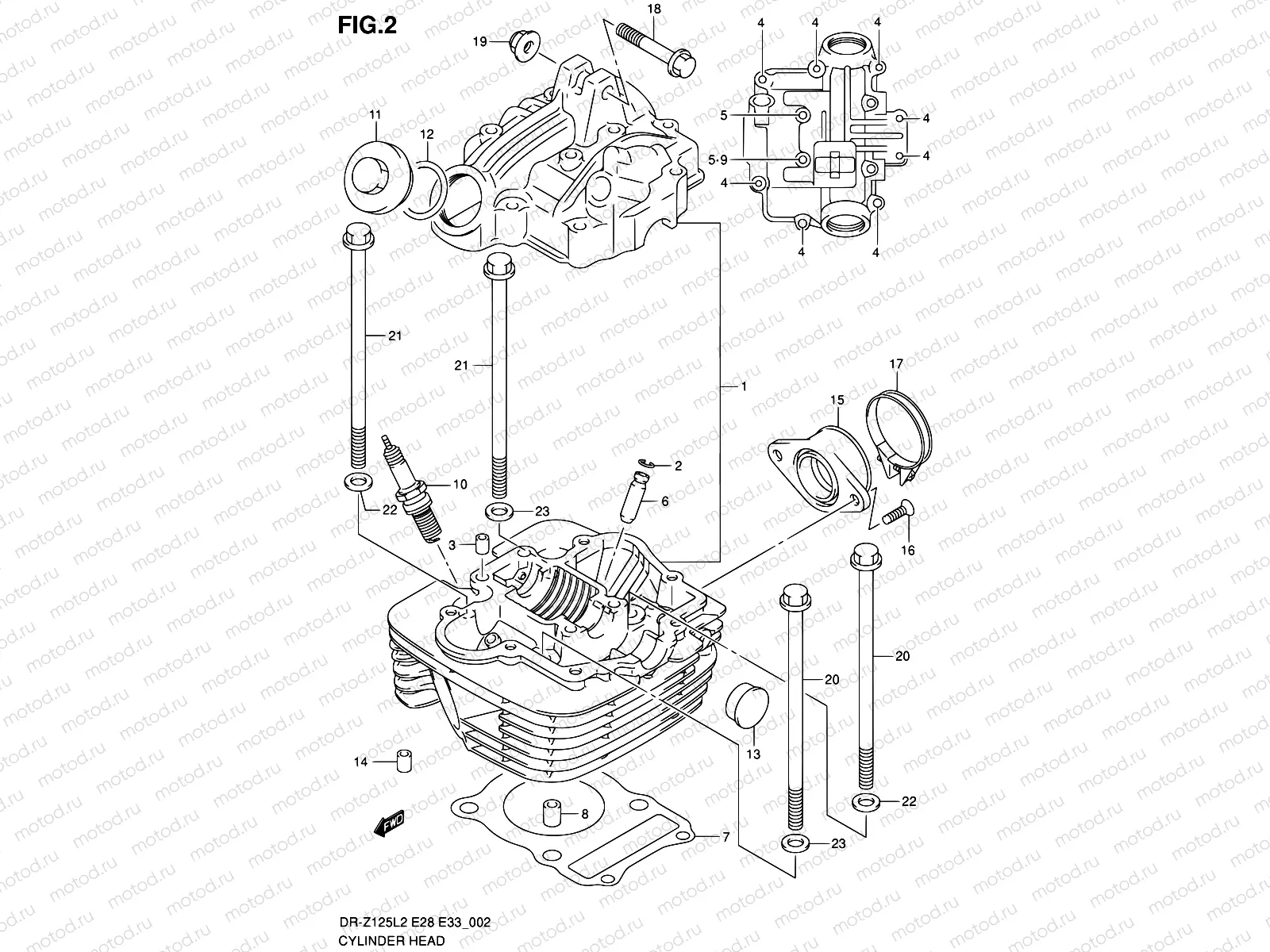 2 - CYLINDER HEAD