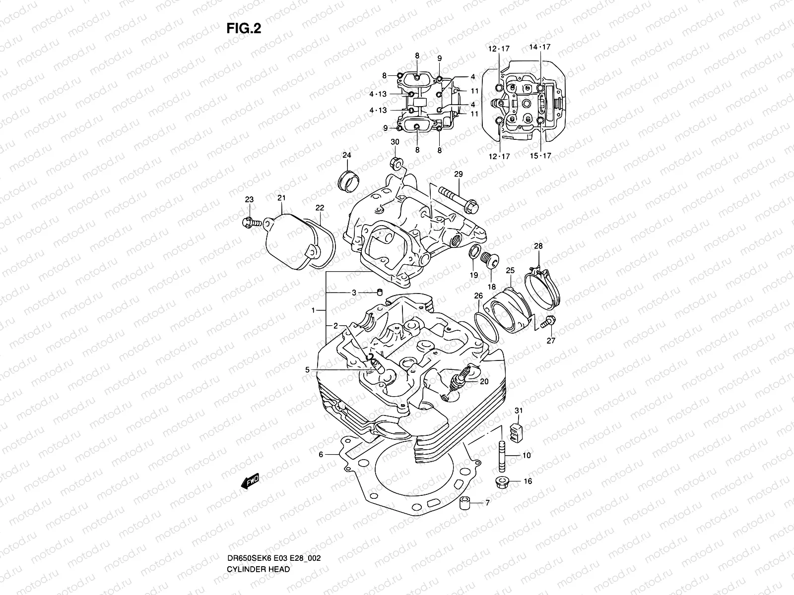 2 - CYLINDER HEAD
