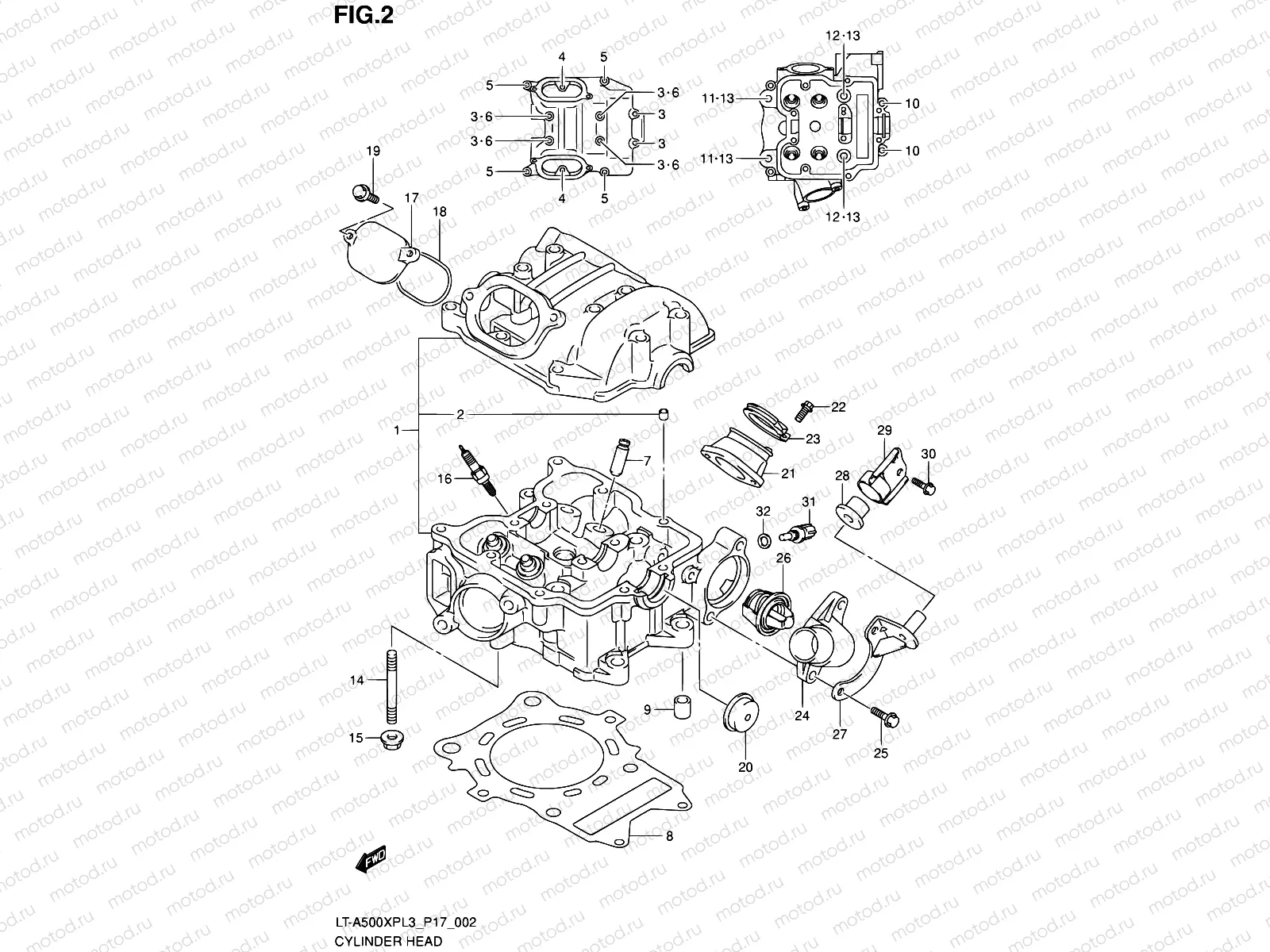 2 - CYLINDER HEAD