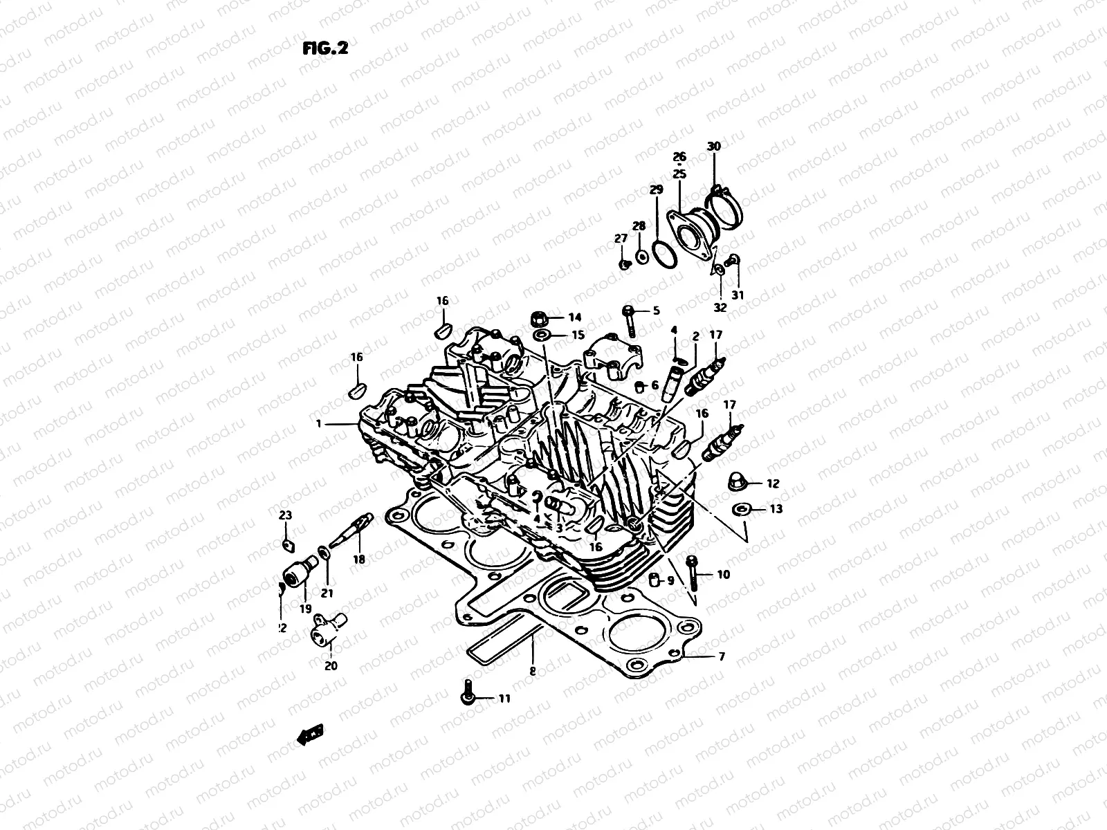 2 - CYLINDER HEAD