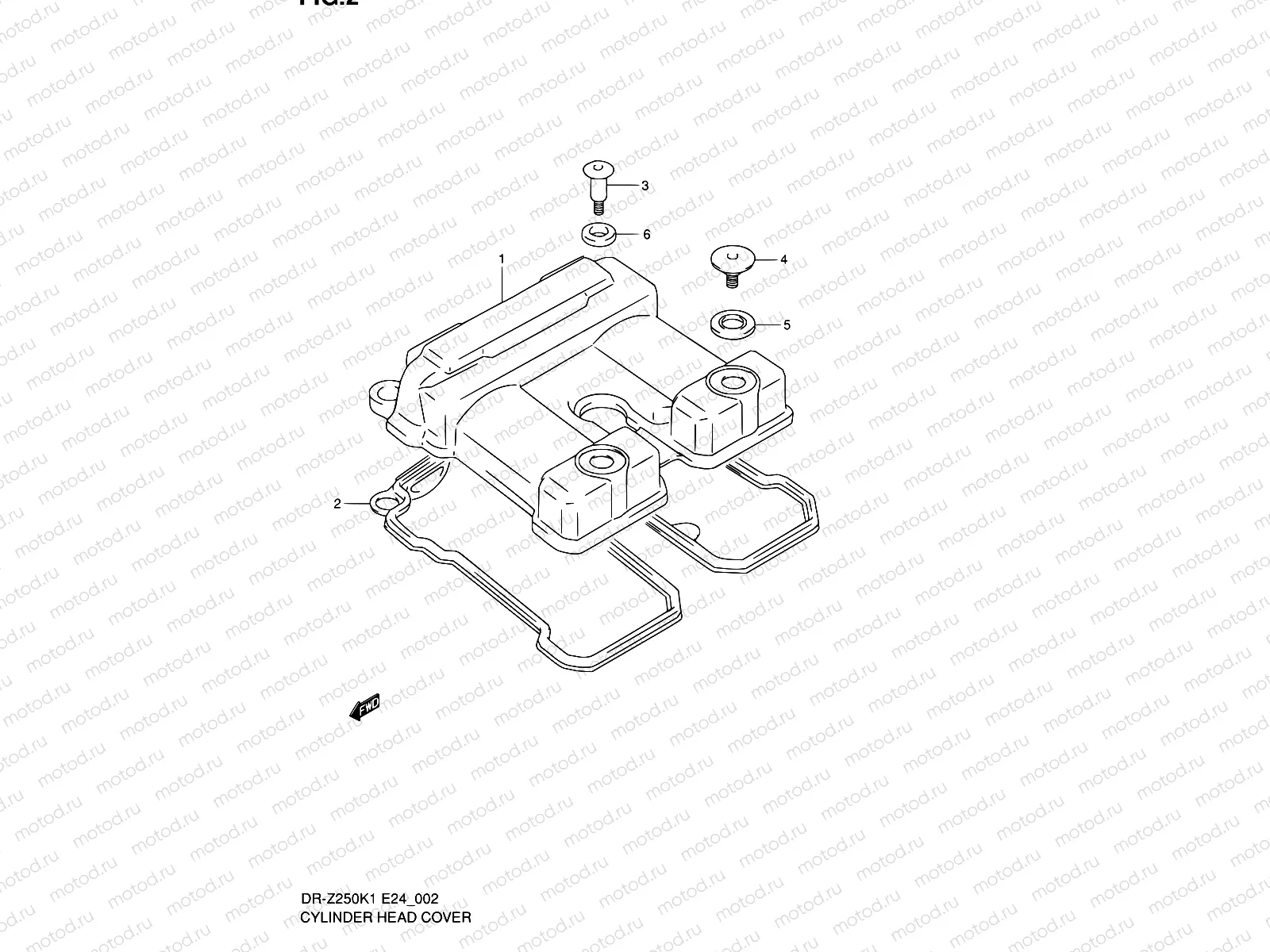 2 - CYLINDER HEAD COVER