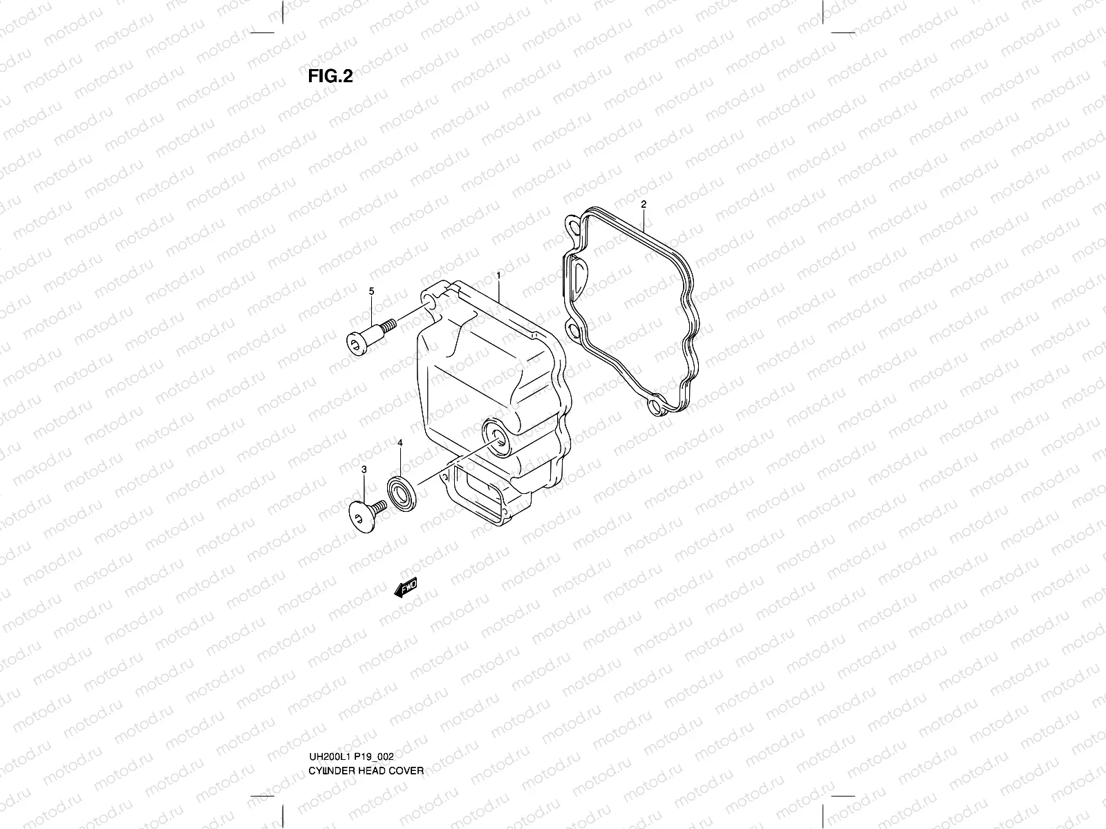 2 - CYLINDER HEAD COVER