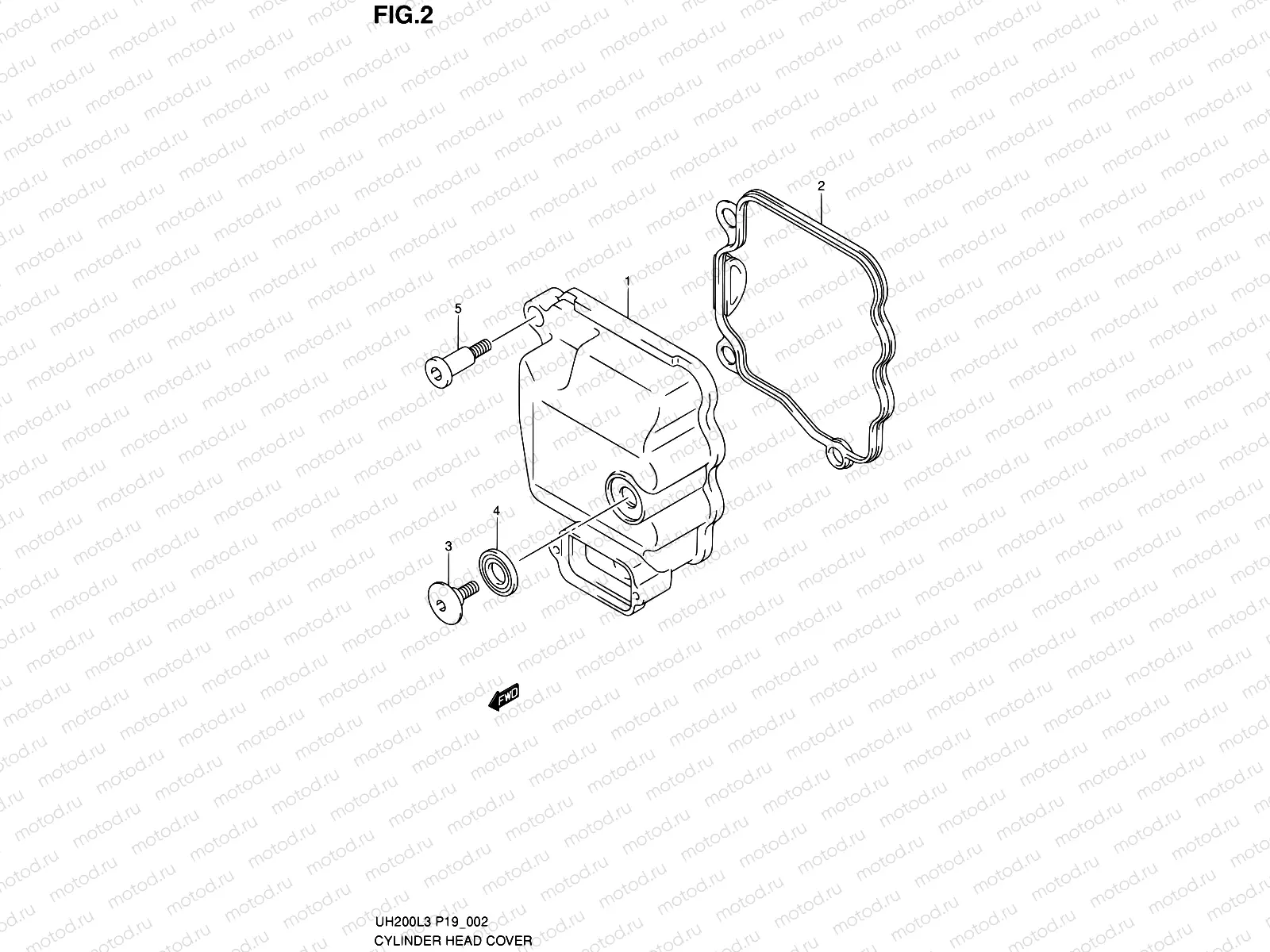 2 - CYLINDER HEAD COVER