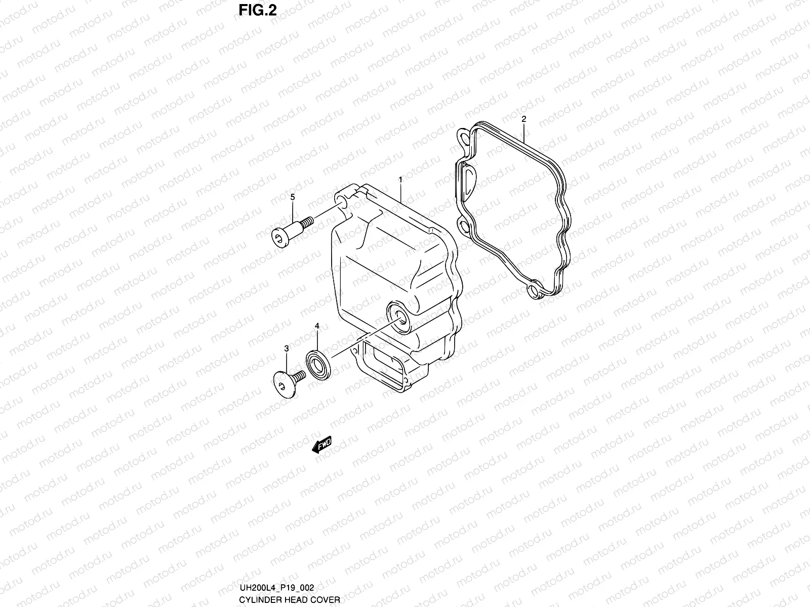 2 - CYLINDER HEAD COVER