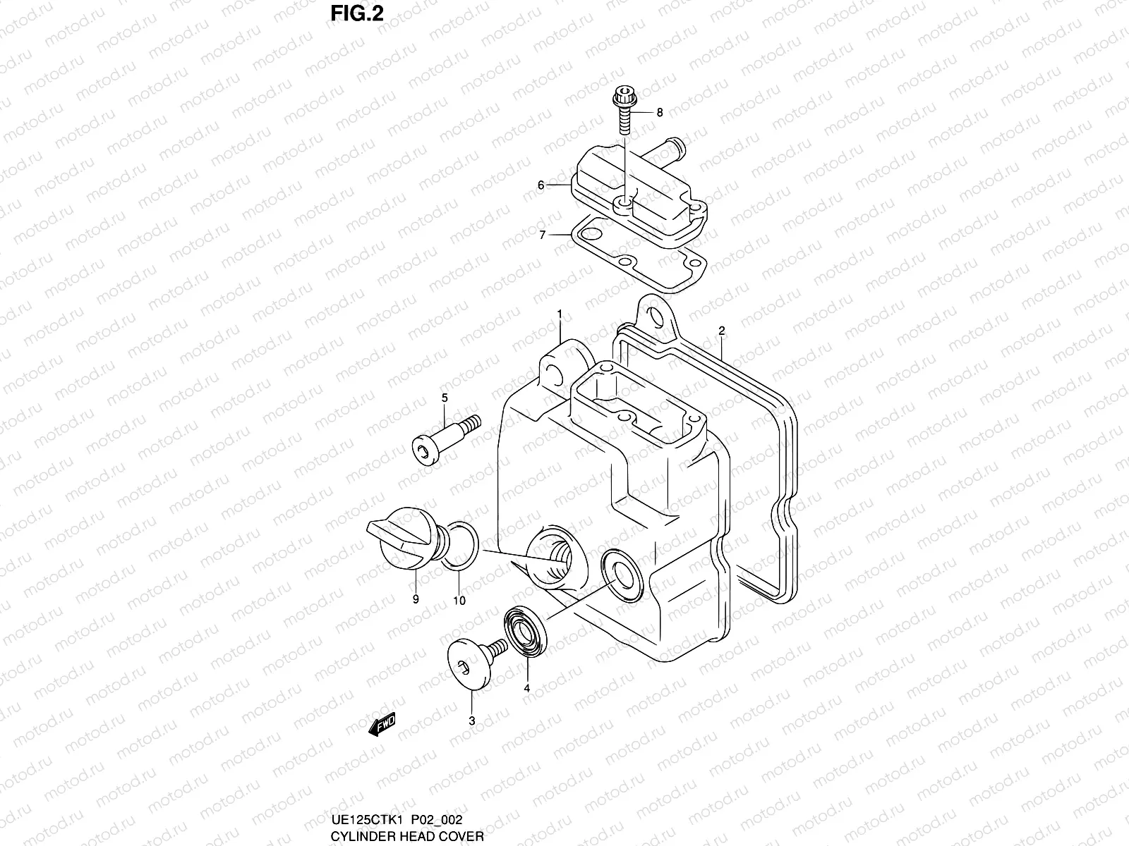 2 - CYLINDER HEAD COVER