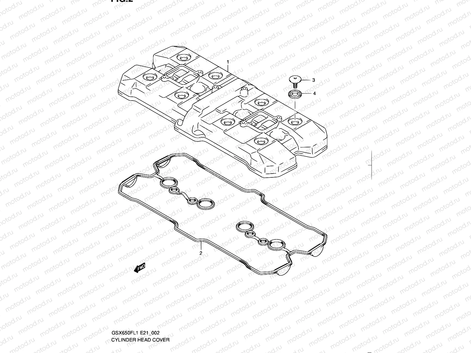 2 - CYLINDER HEAD COVER