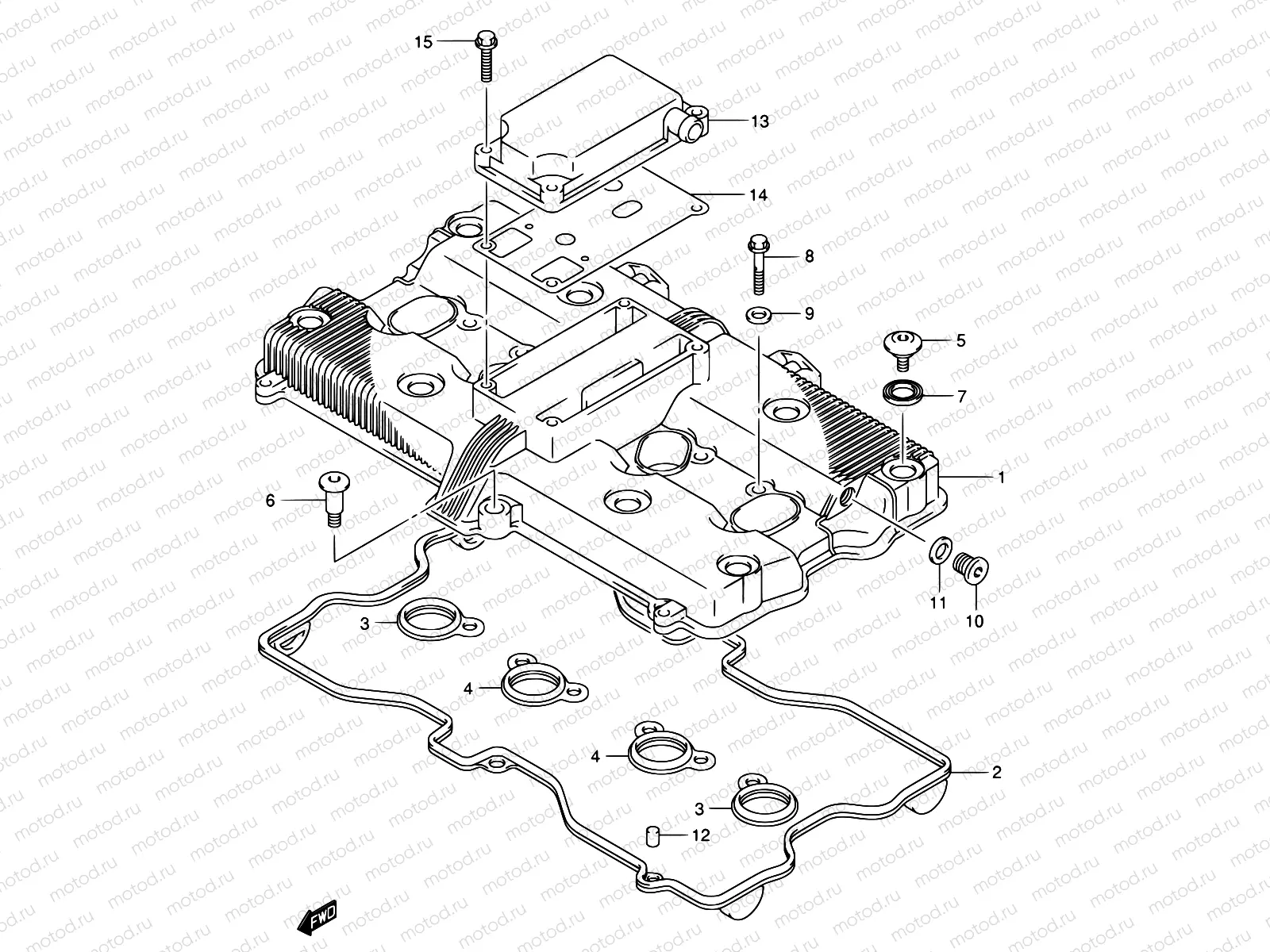 2 - CYLINDER HEAD COVER