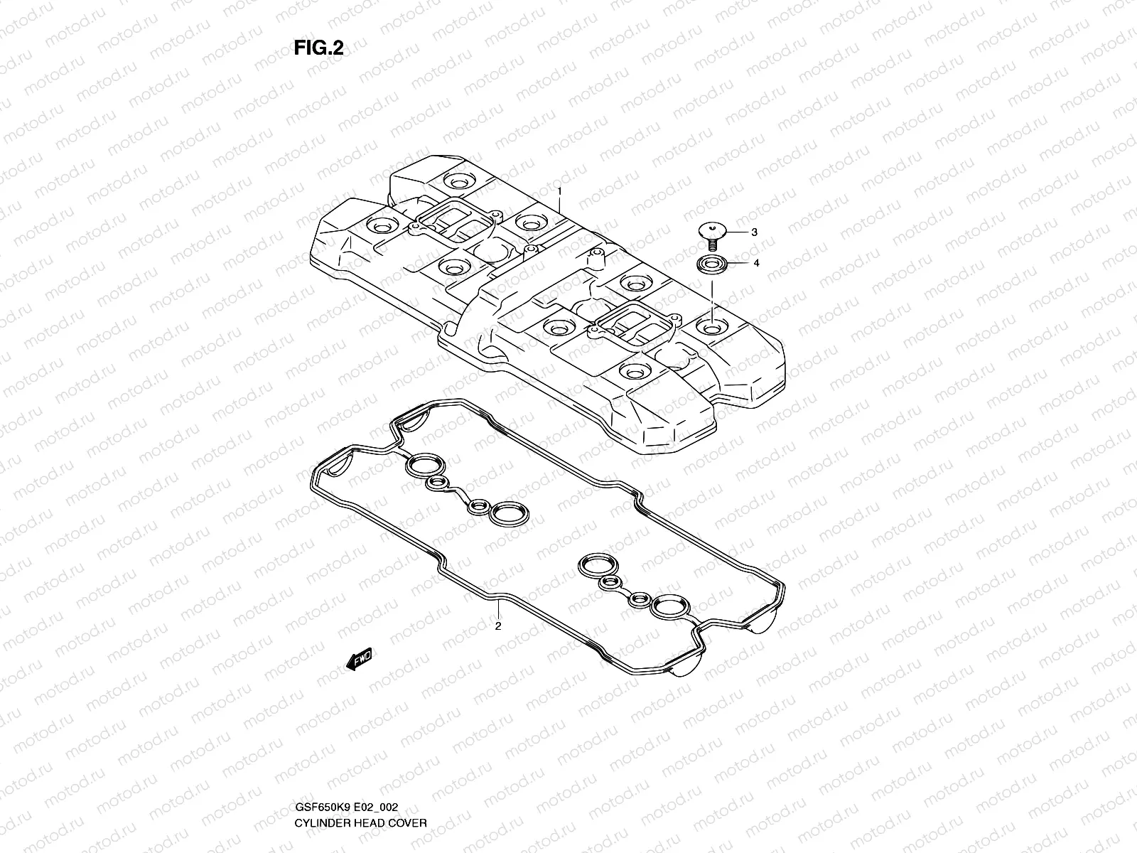 2 - CYLINDER HEAD COVER