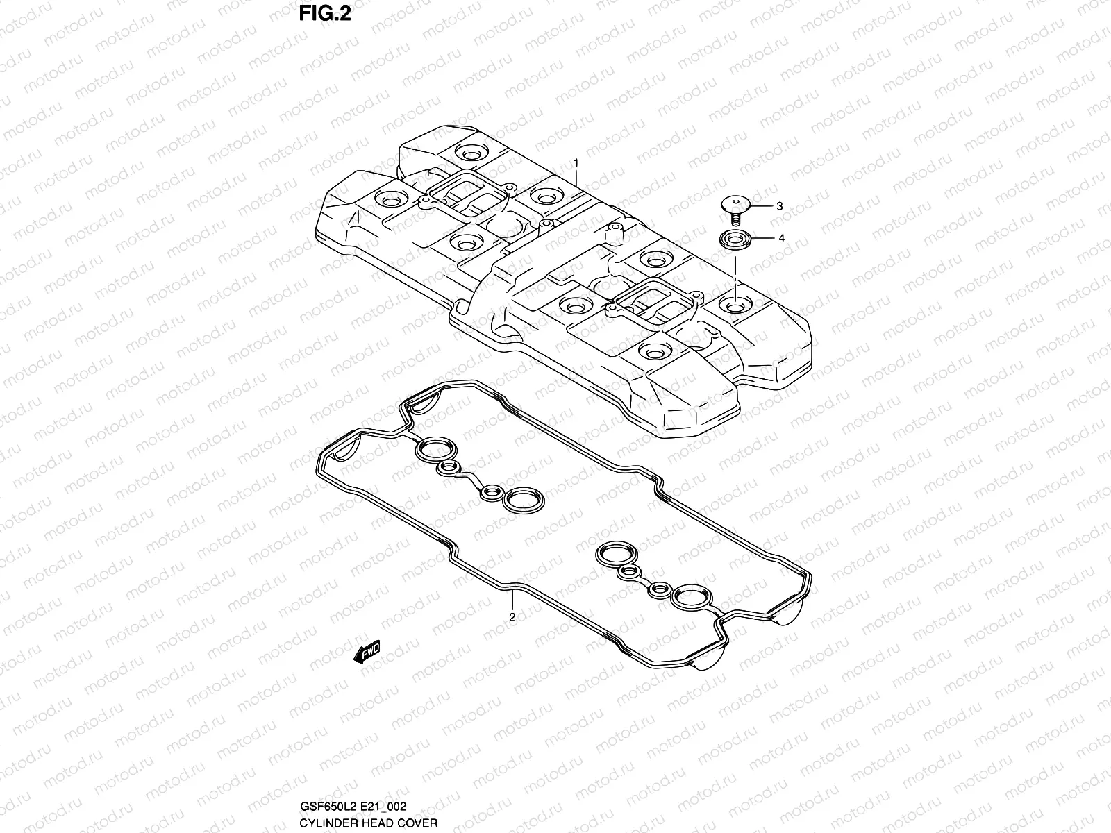 2 - CYLINDER HEAD COVER