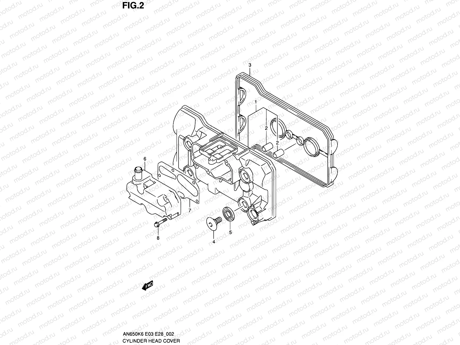 2 - CYLINDER HEAD COVER
