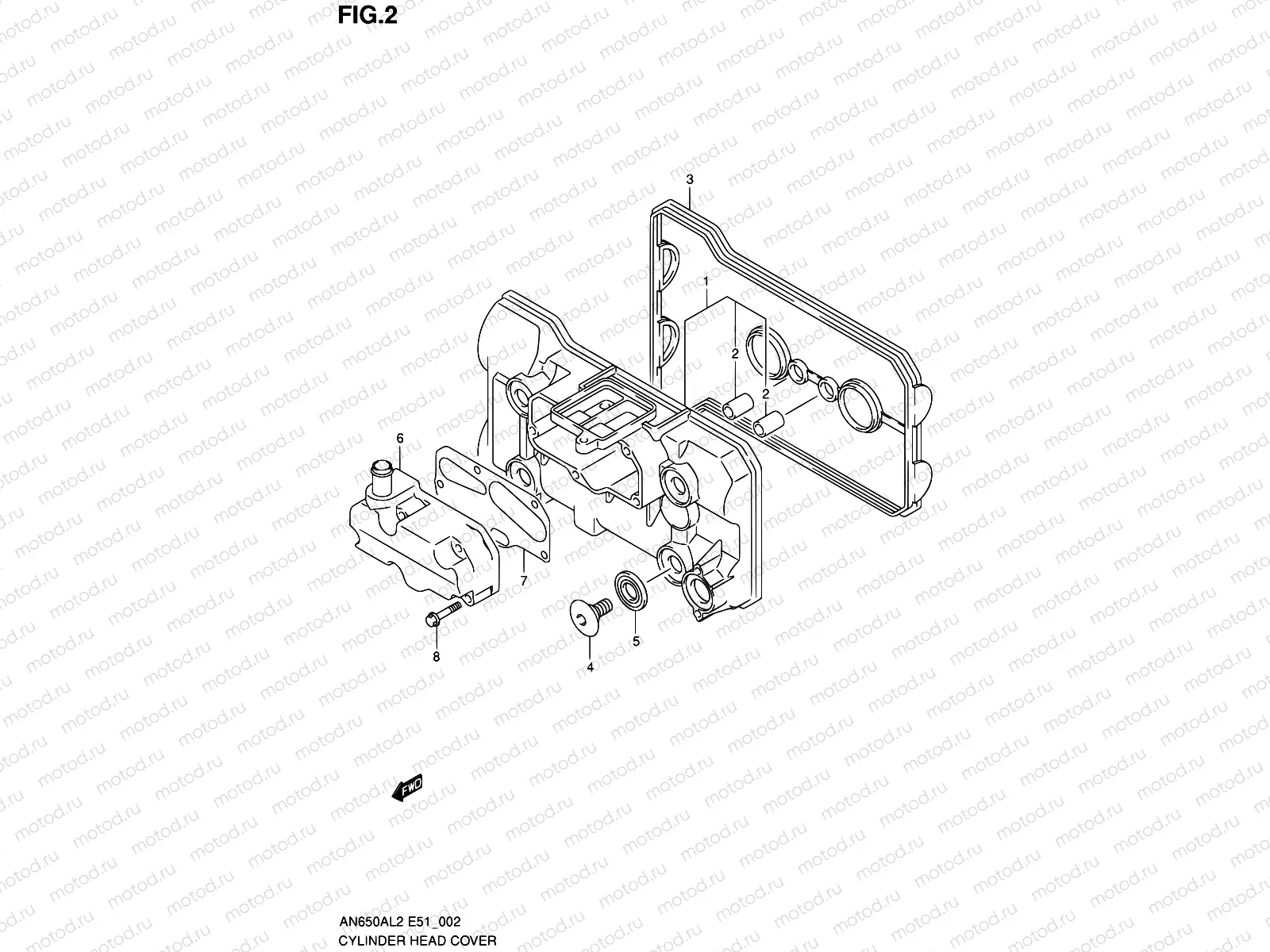 2 - CYLINDER HEAD COVER