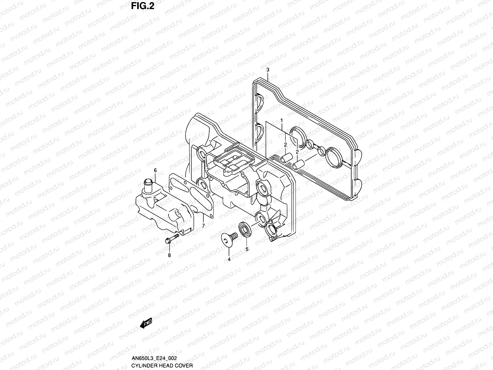 2 - CYLINDER HEAD COVER